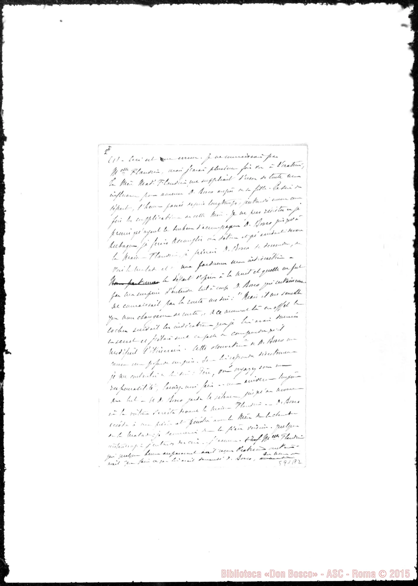 Fotogramma A 2 — Relazione relativa Flandin