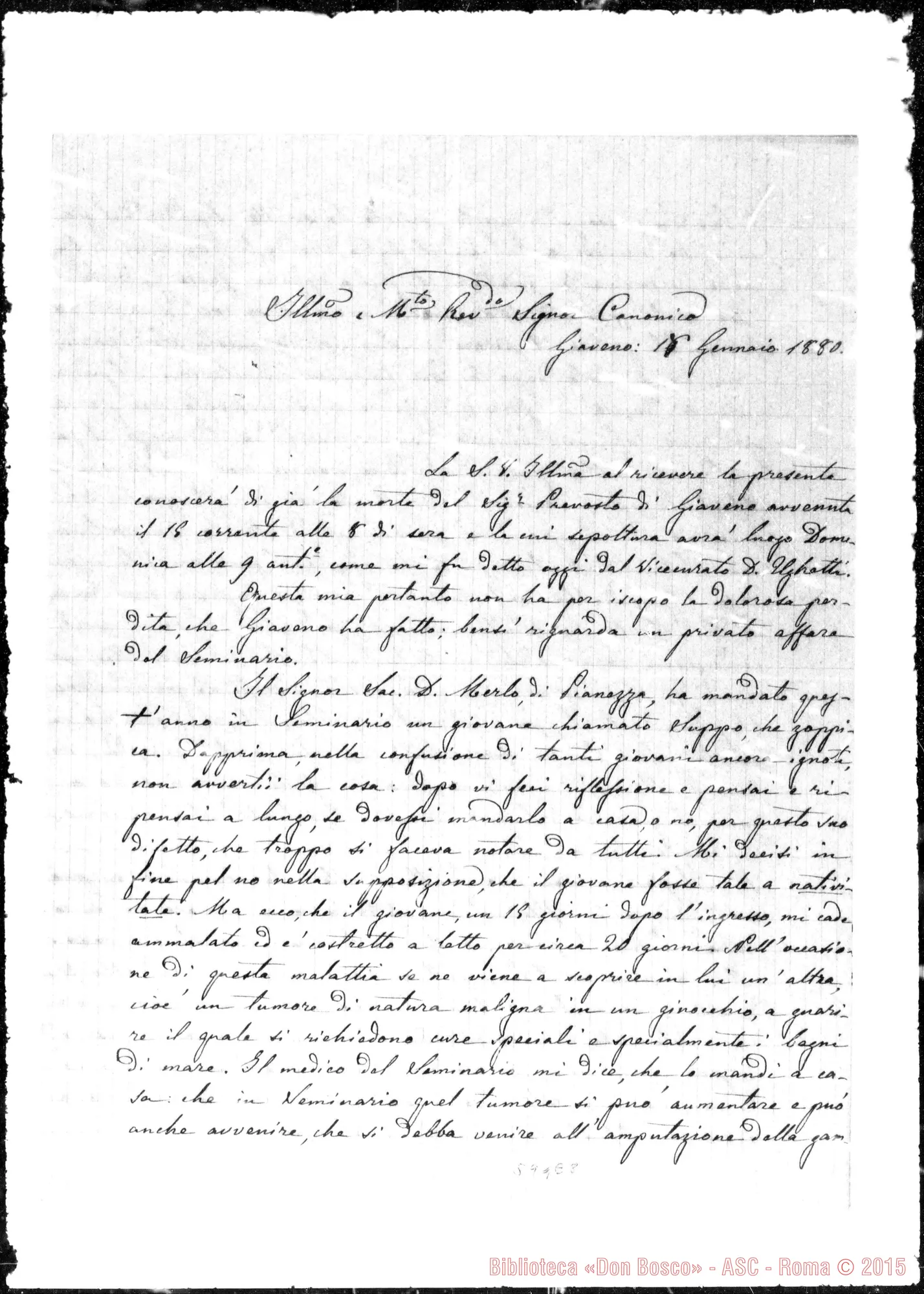 Fotogramma E 8 — » »-lll.mo E Rev.mo Sig. Can.
