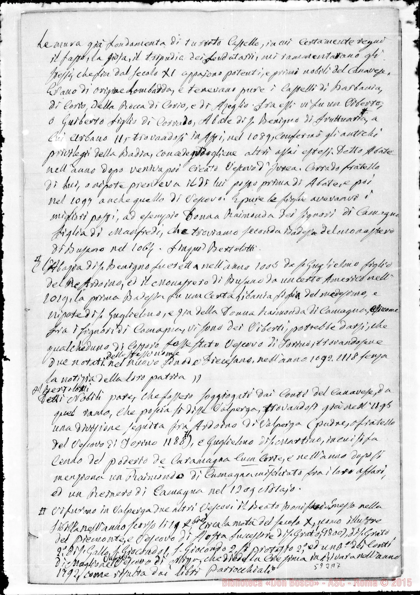 Fotogramma A 7 — Camagna. Breve Storia di Camagna E dintorni. Con dedica A Mons. Gastaldi