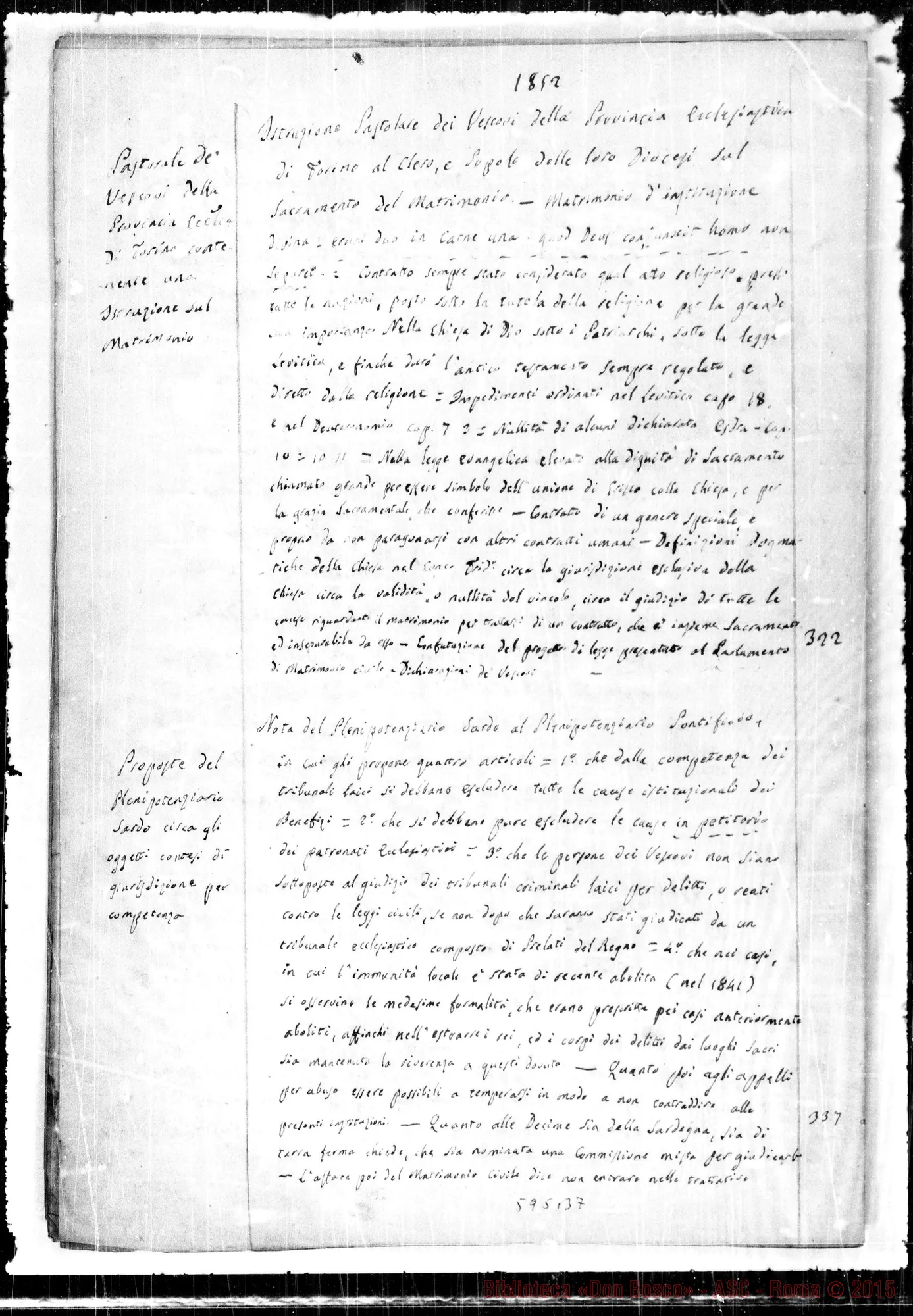 Fotogramma B 7 — Cronistoria (1851-1863)