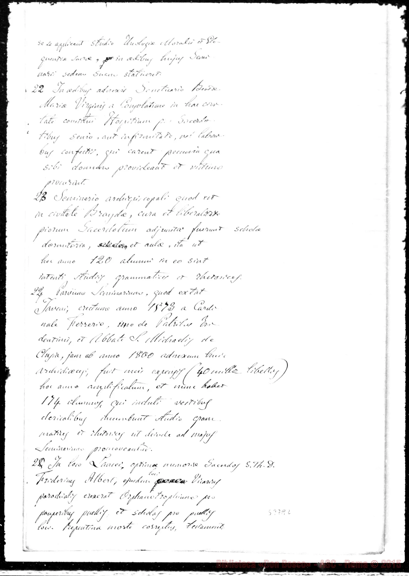 Fotogramma A 2 — »-Sacra Congregationi Concilii. Minuta
