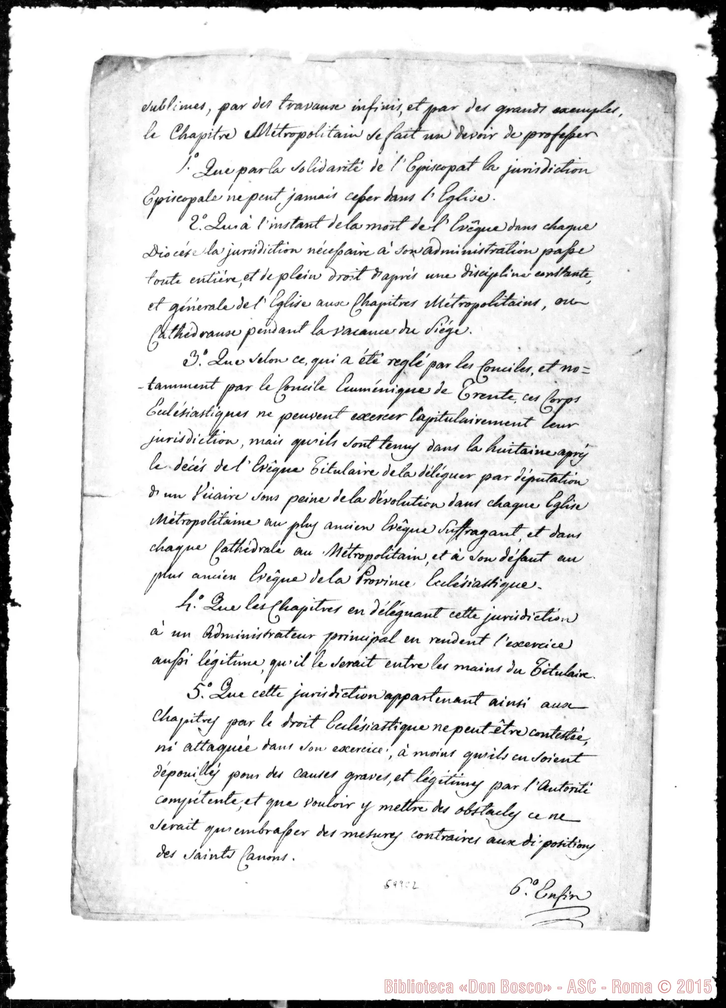 Fotogramma C 2 — Istanza A Napoleone E risposta