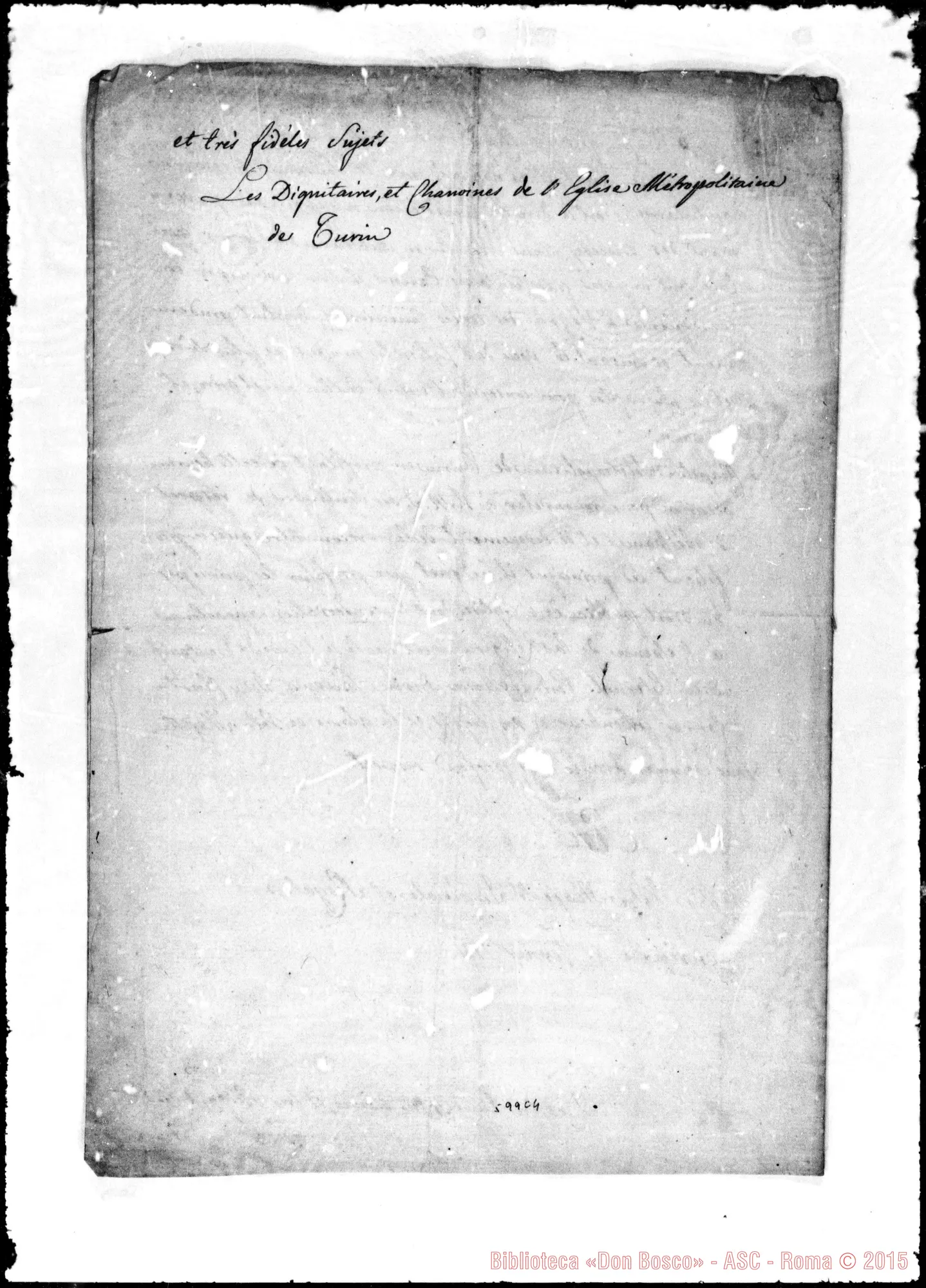 Fotogramma C 4 — Istanza A Napoleone E risposta