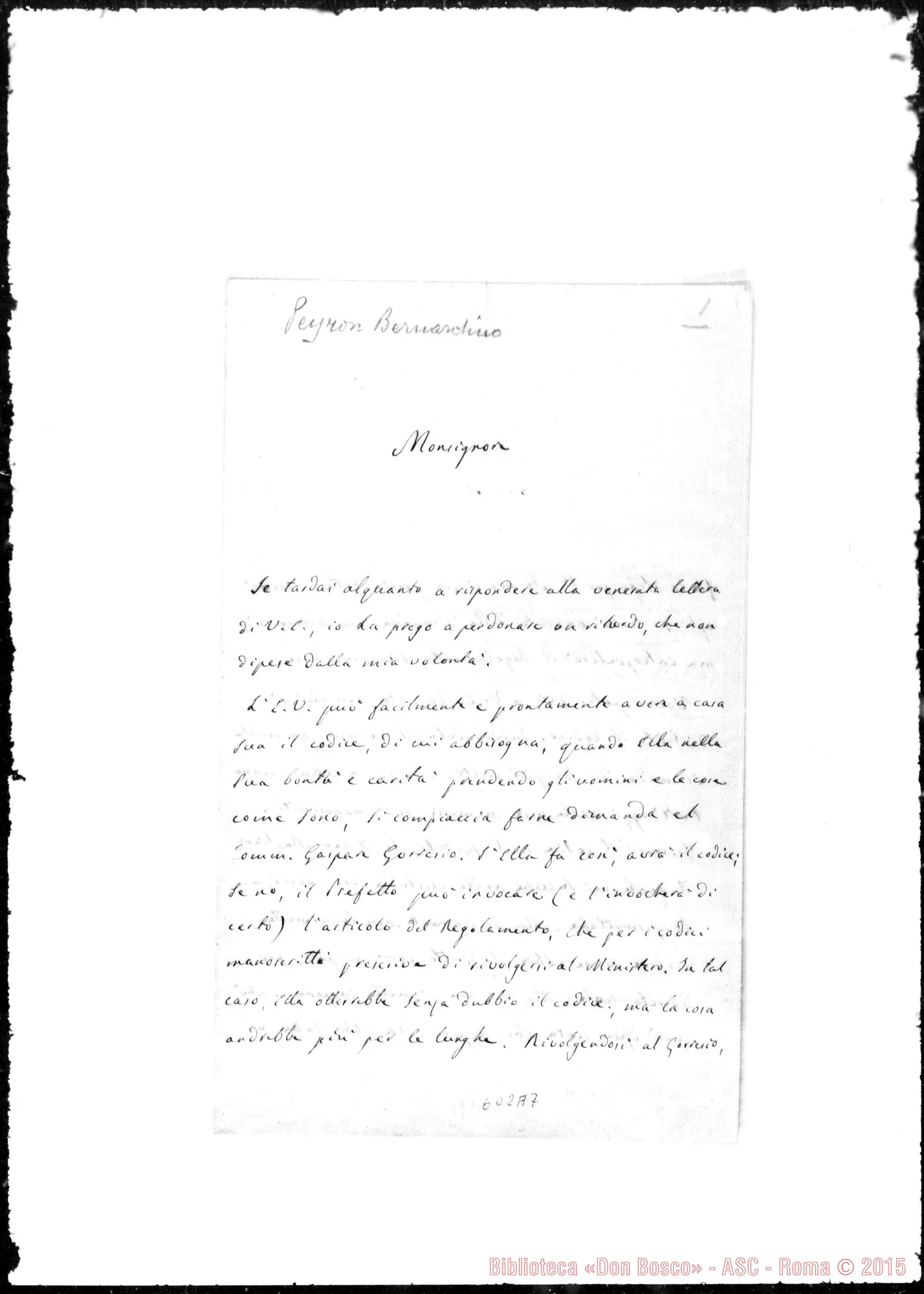 Fotogramma A 7 — Peyron Bernardino-Gastaldi