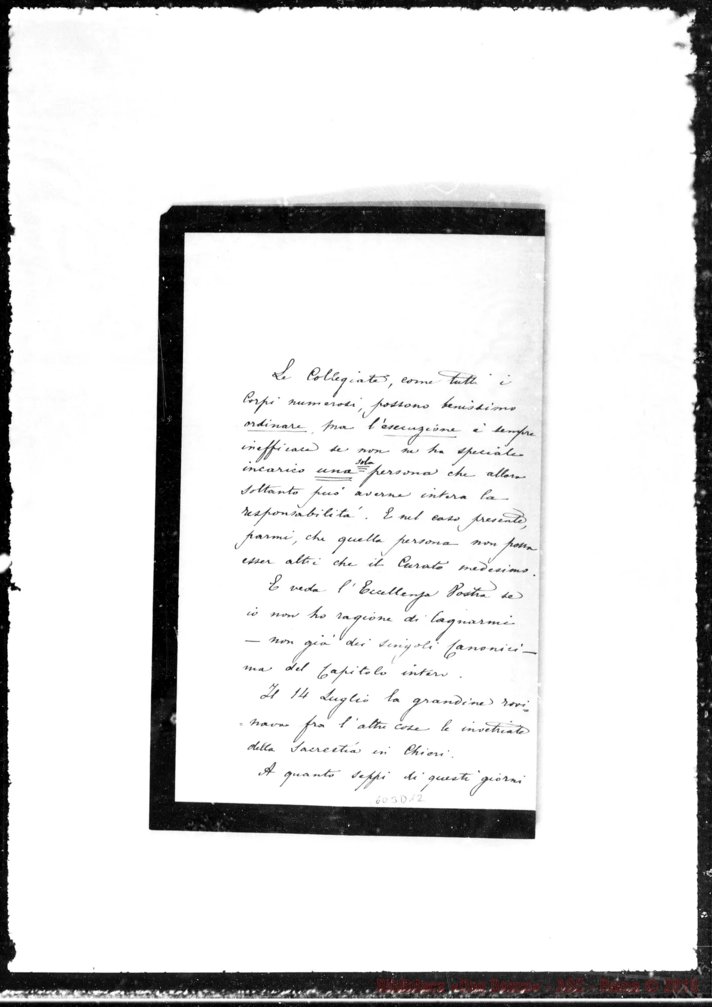 Fotogramma D 12 — Sambuy-Eccellenza