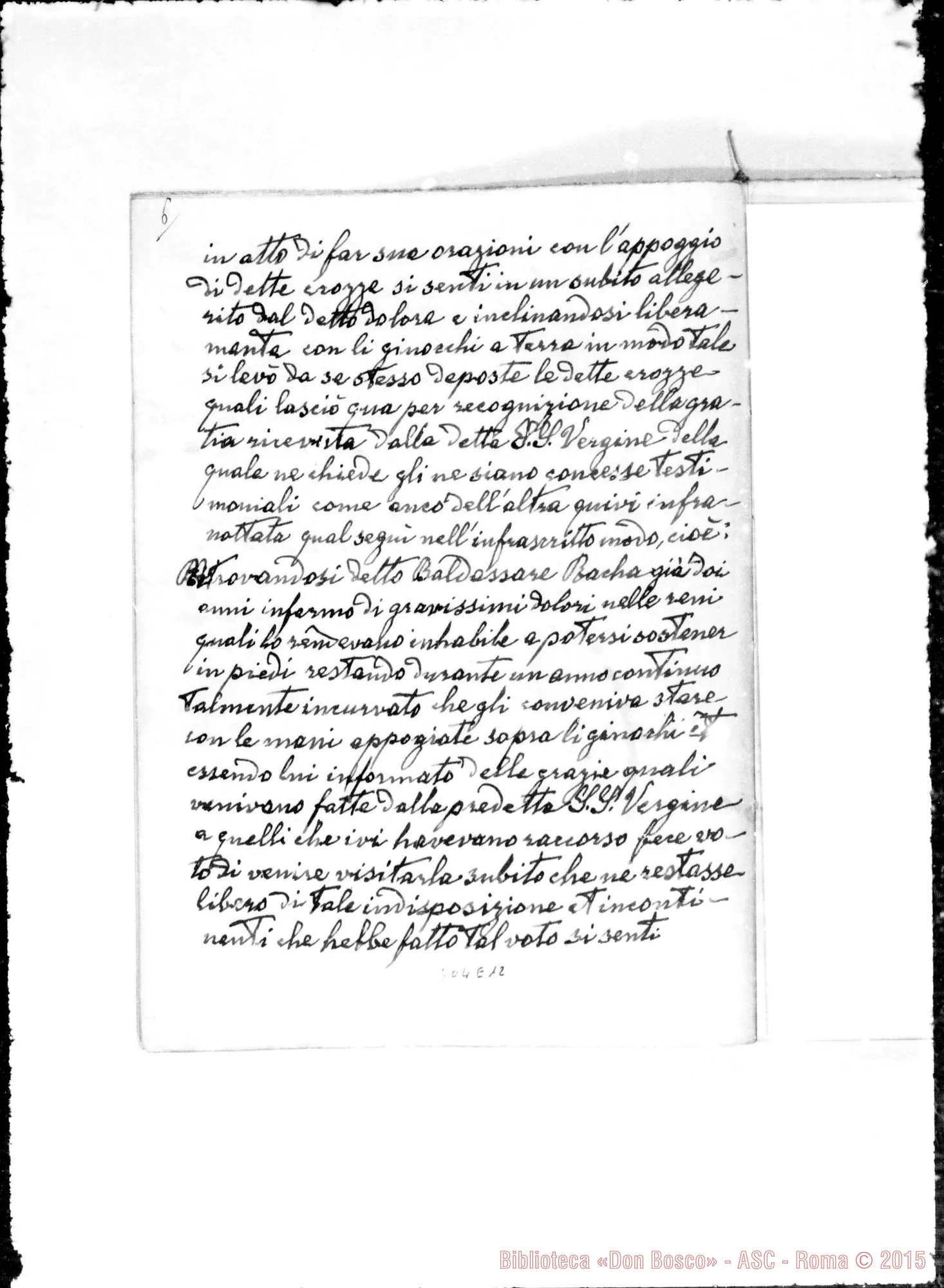 Fotogramma E 12 — Santuario dei Pilone. Grazie ricevute: Deposizione