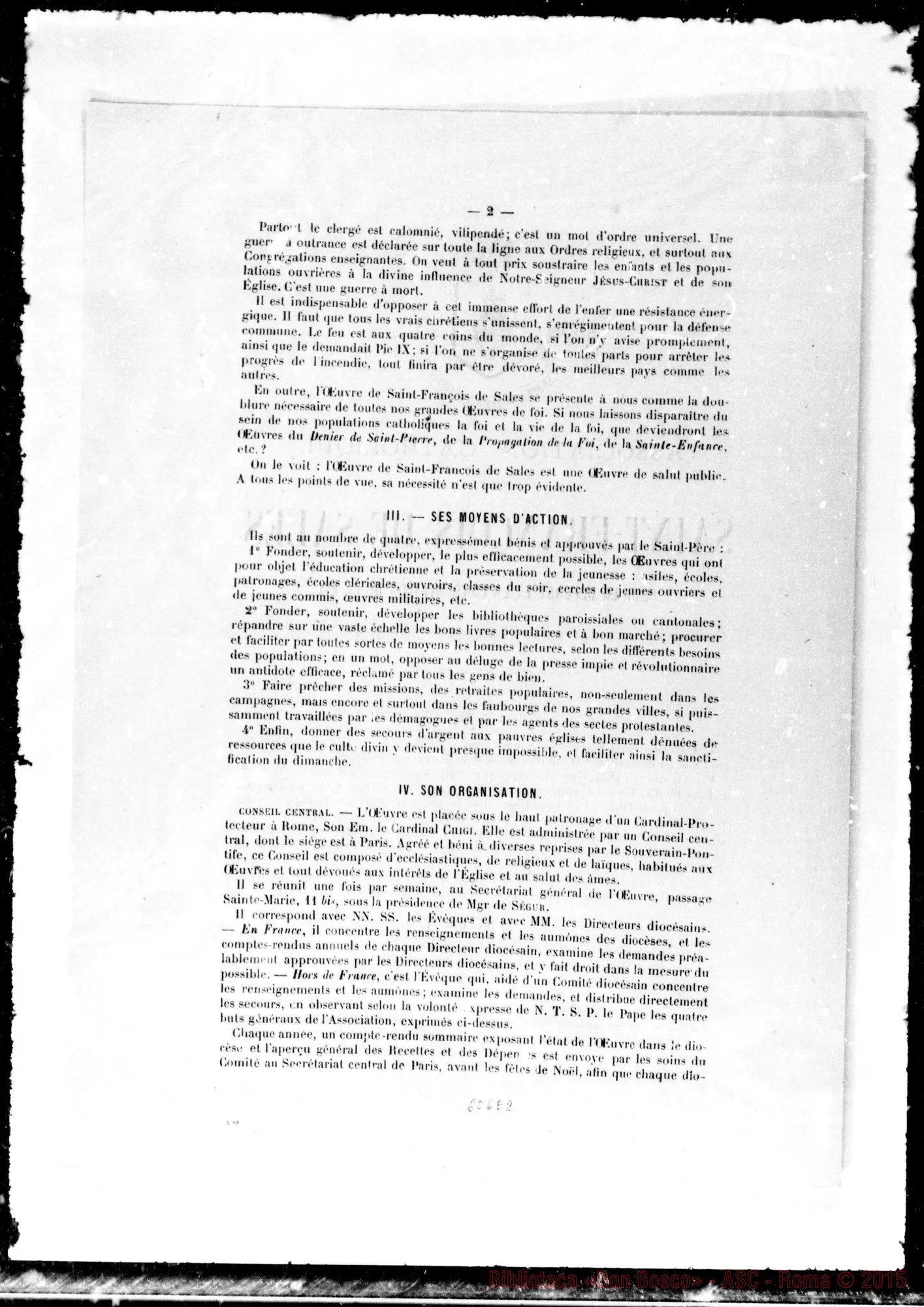 Fotogramma E 2 — Segur-Monsieur Archevèque de Tourin