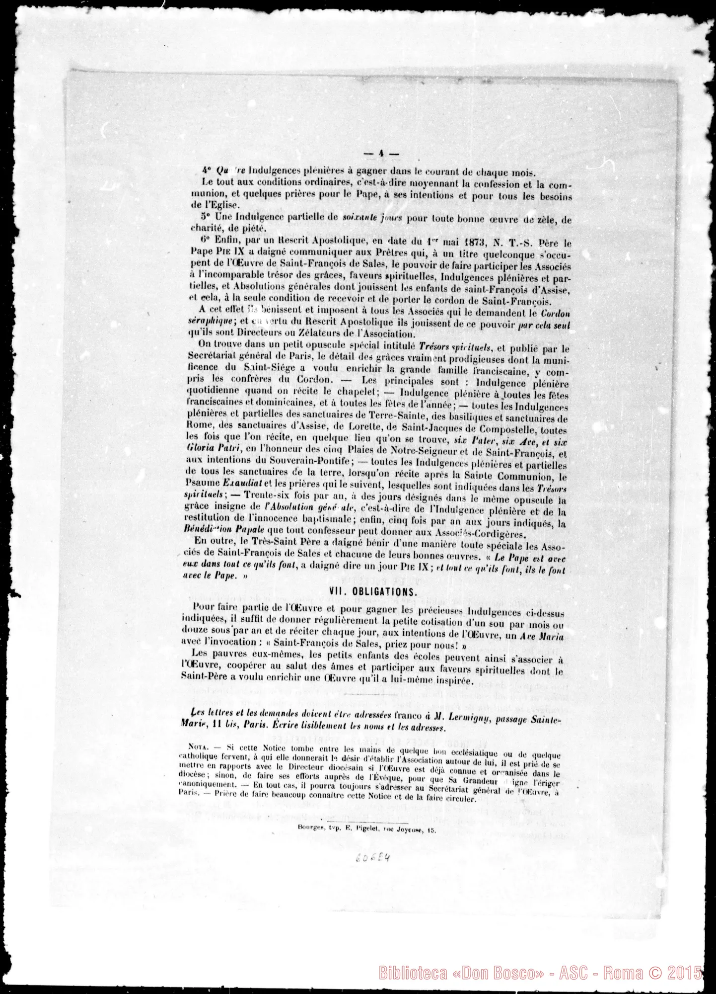 Fotogramma E 4 — Segur-Monsieur Archevèque de Tourin