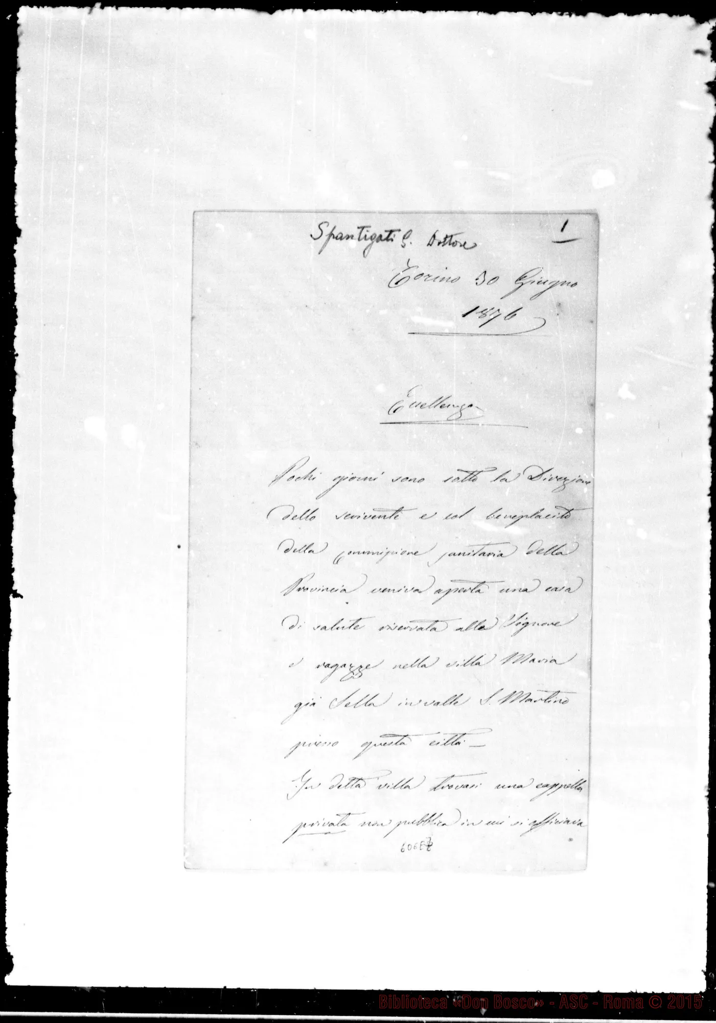 Fotogramma E 7 — Spantigati G., dottore-Eccellenza