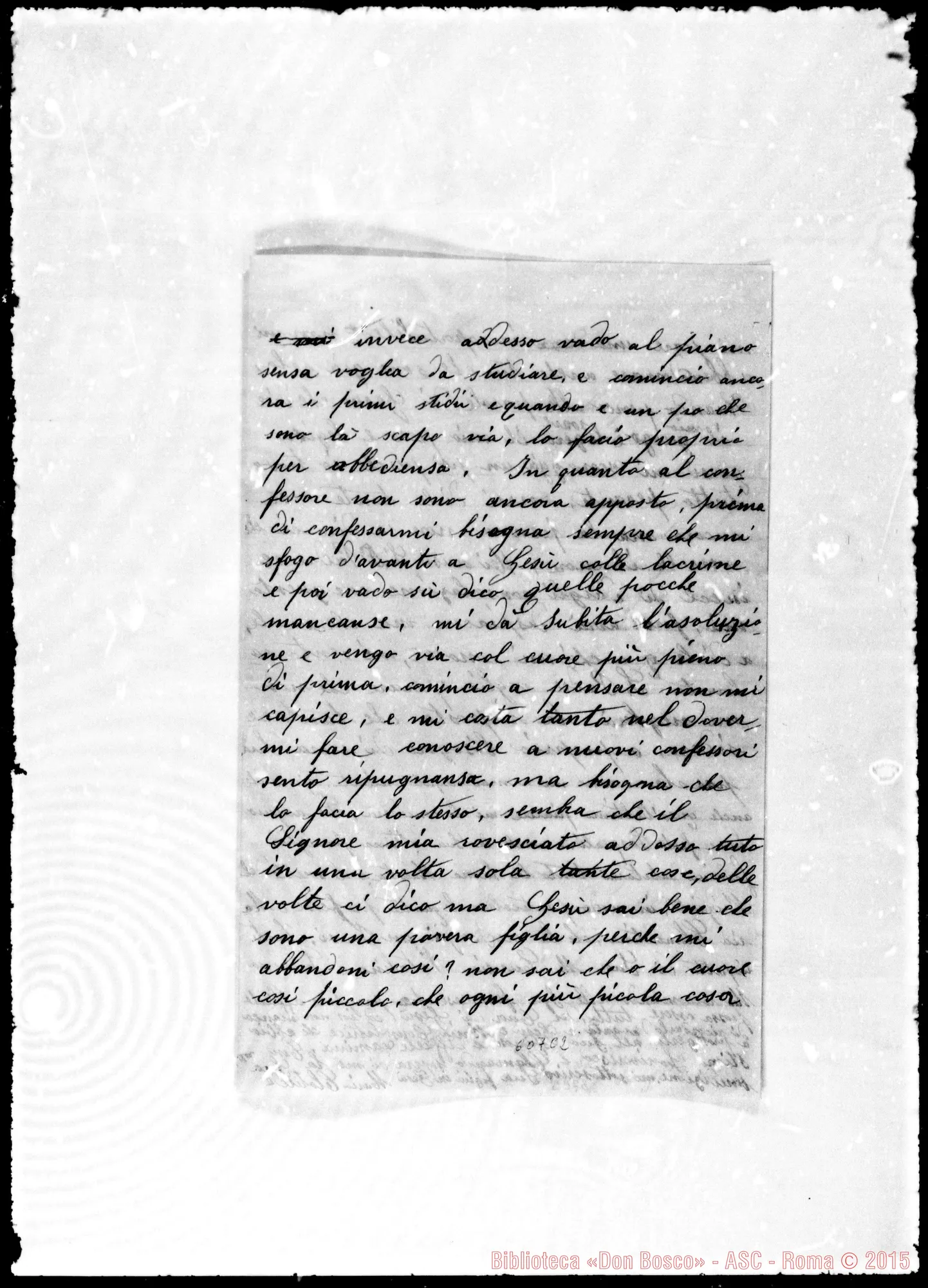 Fotogramma C 2 — Rev.do Sig. Padre: Sento il bisogno