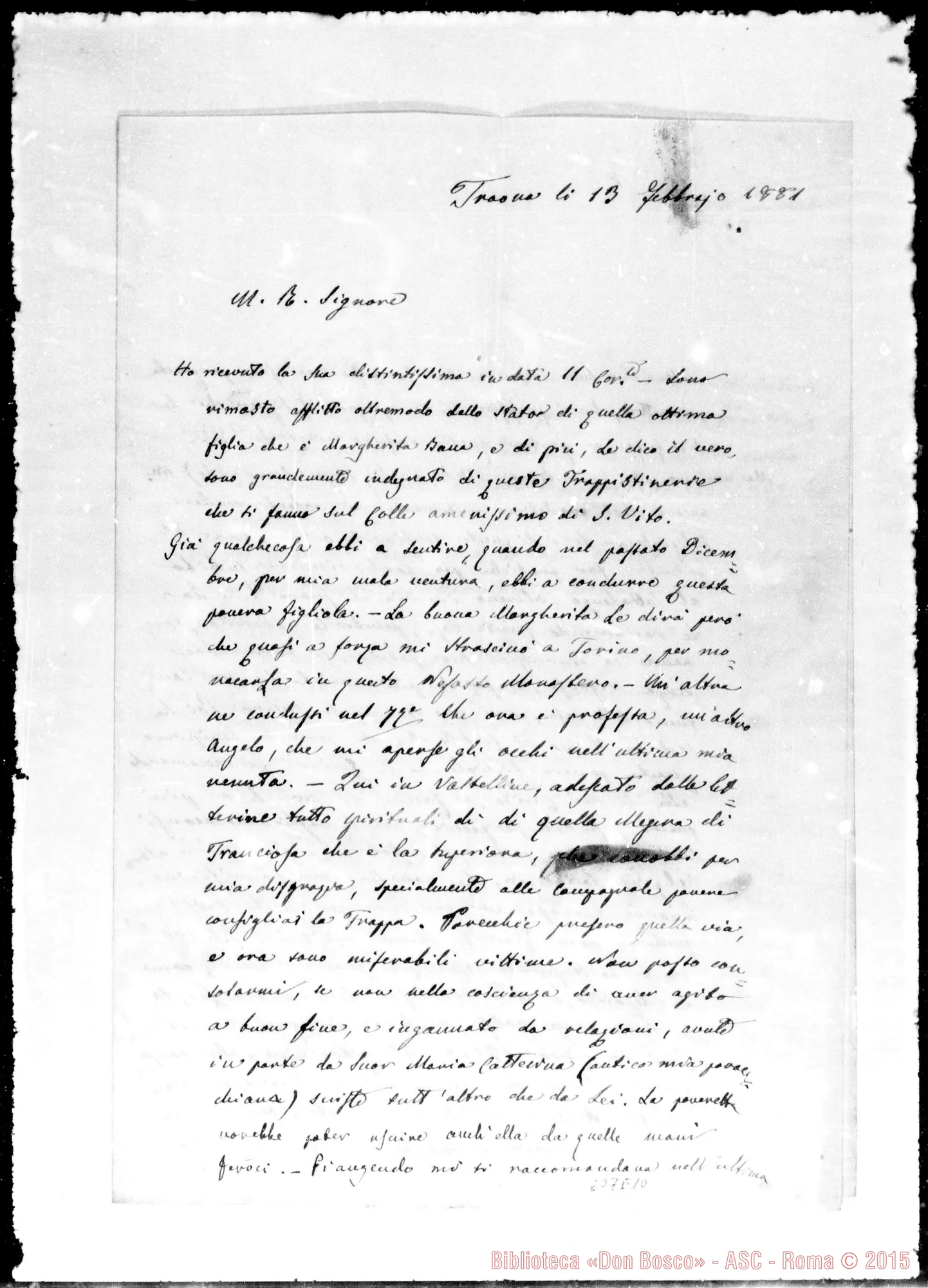 Fotogramma E 10 — Silvestri Nicola-Molto Rev.do Sig.