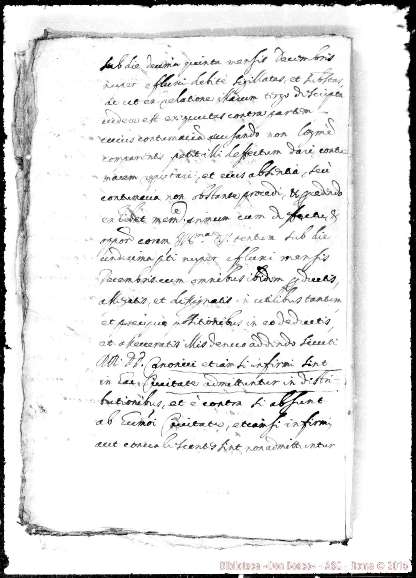 Fotogramma E 2 — Canonici esclusi dalla distribuzione