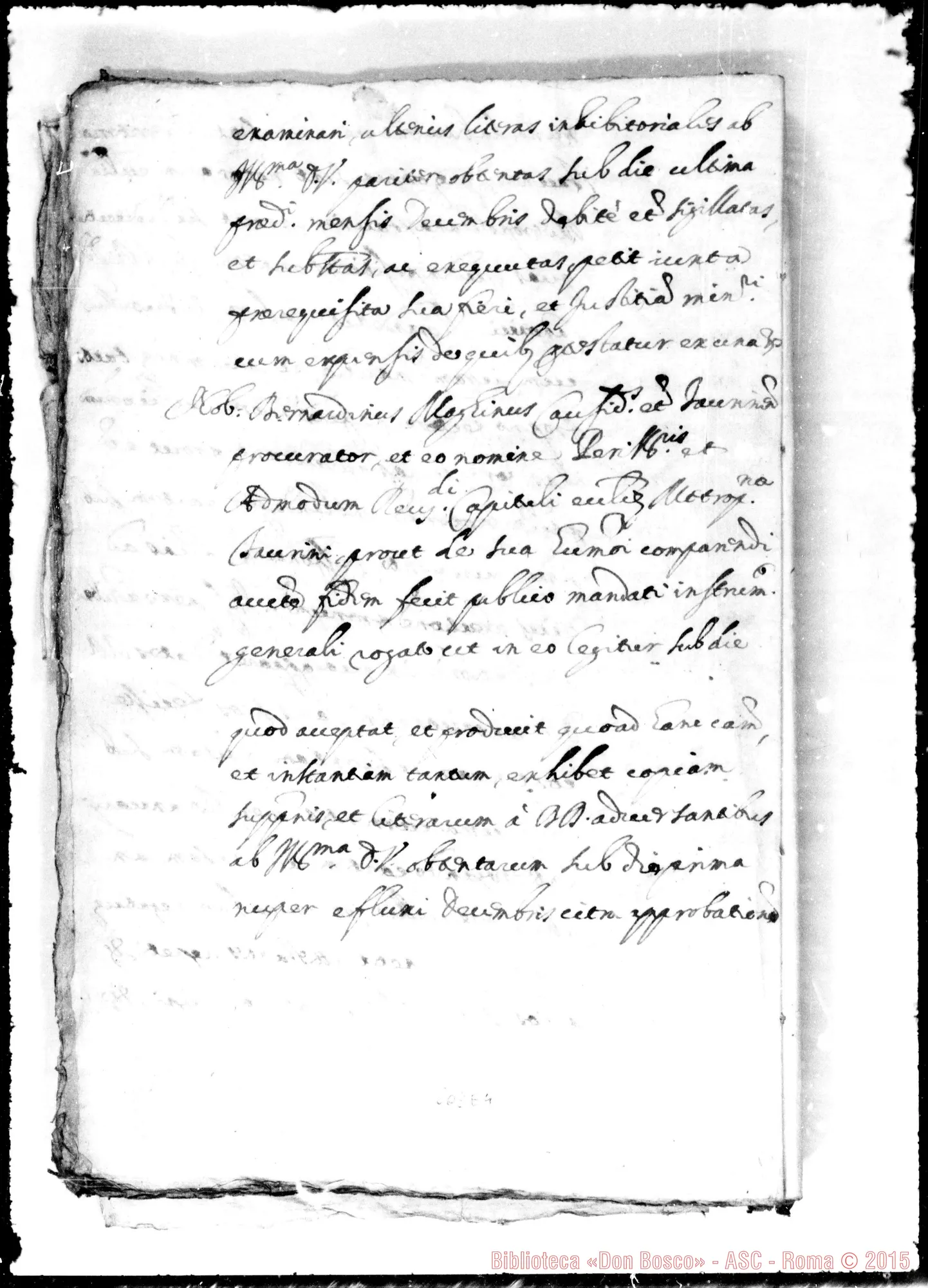 Fotogramma E 4 — Canonici esclusi dalla distribuzione