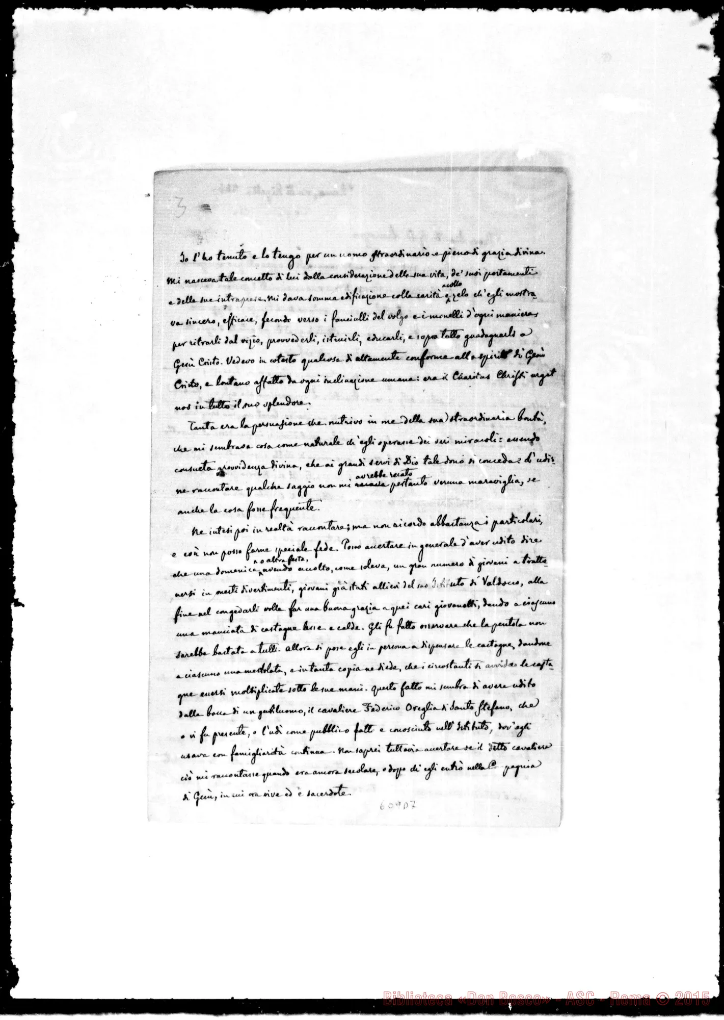 Fotogramma D 7 — Franco Giovanni Giuseppe, Sac. S.J. Lettera: Franco-Lemoyne