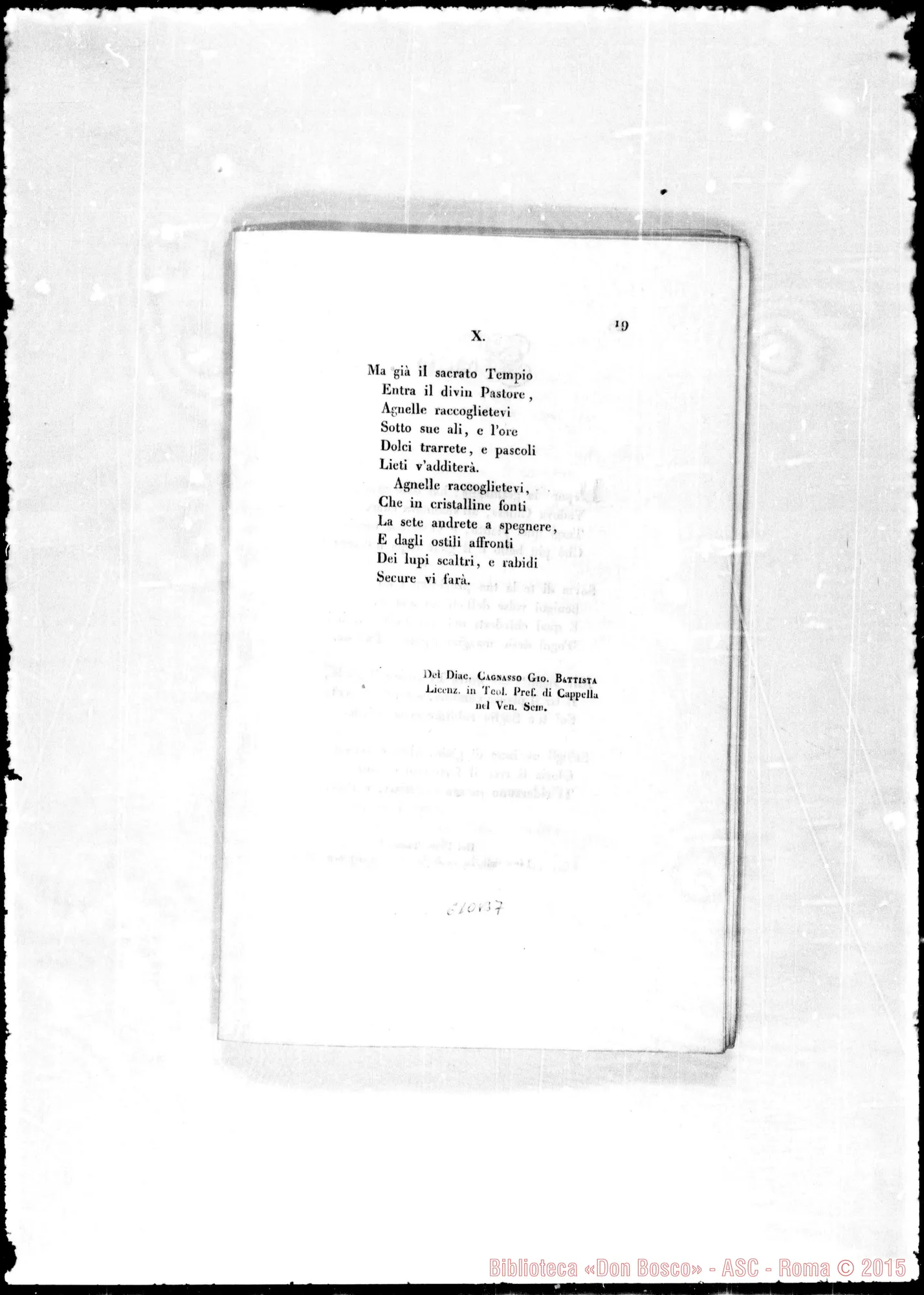 Fotogramma B 7 — Fransoni Luigi, Mons. Ingresso nella diocesi di Torino. «Applausi Poetici»