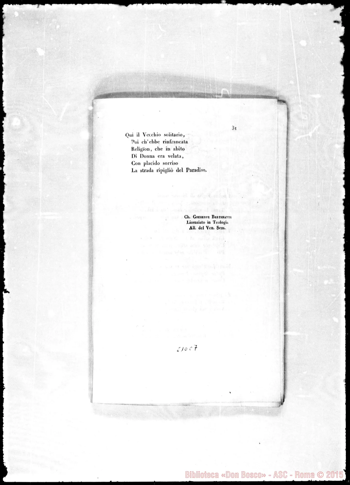 Fotogramma C 7 — Fransoni Luigi, Mons. Ingresso nella diocesi di Torino. «Applausi Poetici»