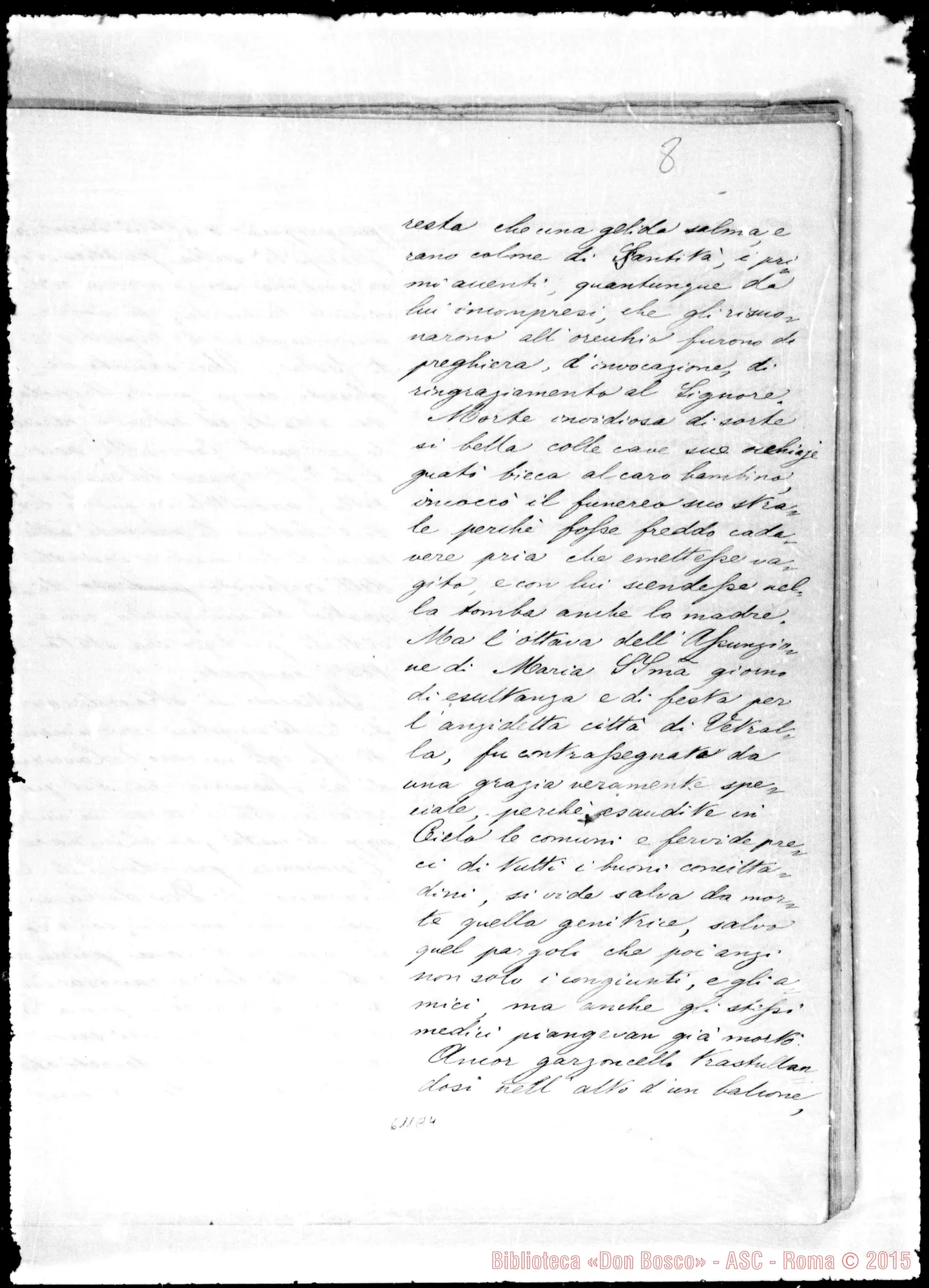 Fotogramma A 4 — Elogio funebre in onore di Mons. Fratejacci