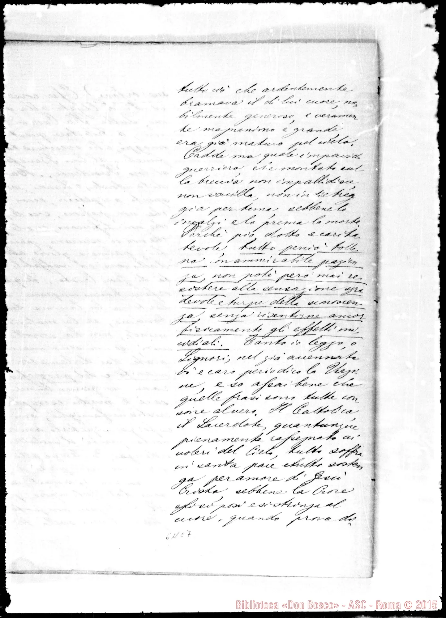 Fotogramma C 7 — Elogio funebre in onore di Mons. Fratejacci