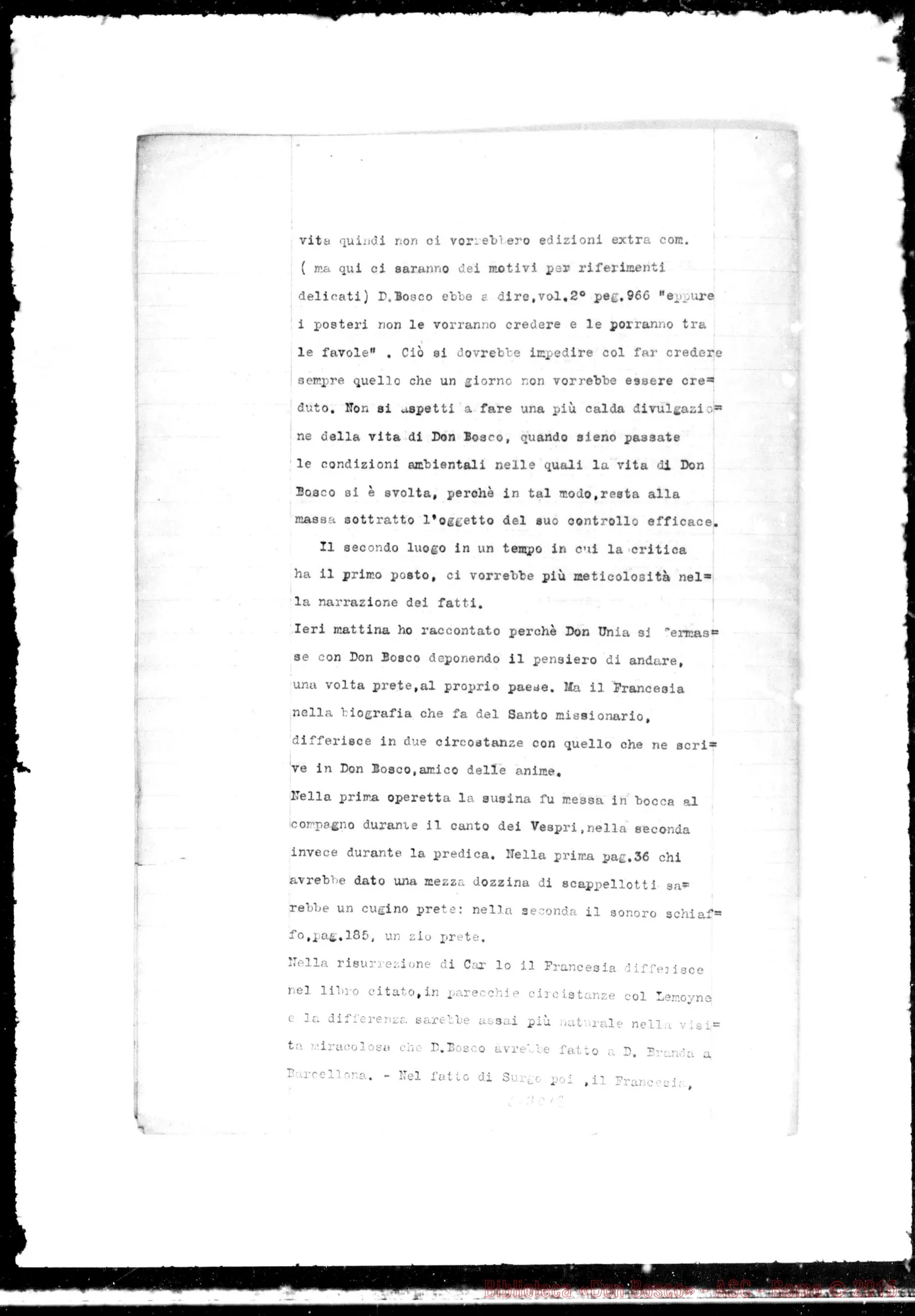 Fotogramma D 12 — Garbannio Candido, sac.: Lettere: Garbannio-Rettor Maggiore