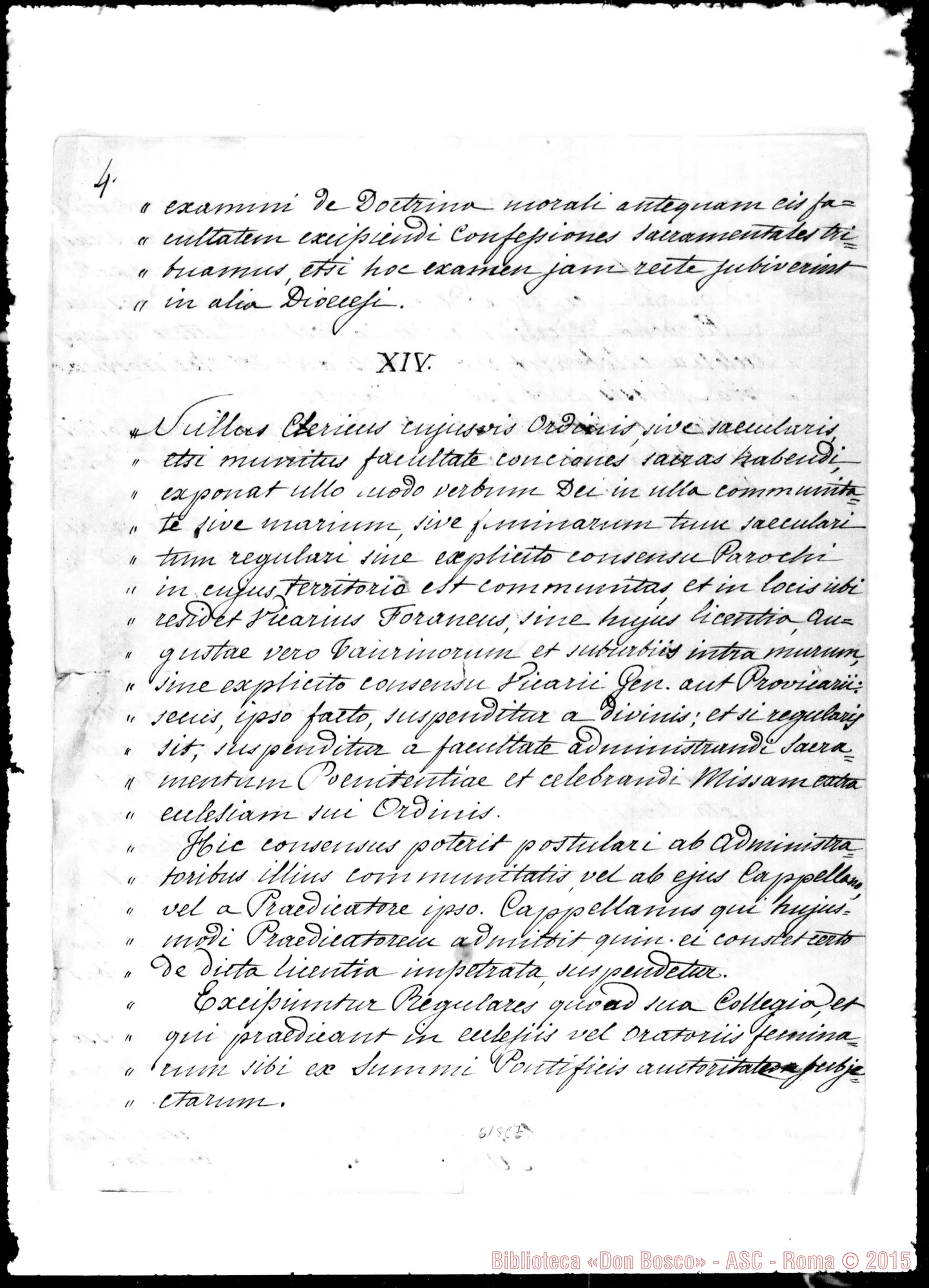 Fotogramma C 7 — Decreta E monita di Mons. Gastaldi