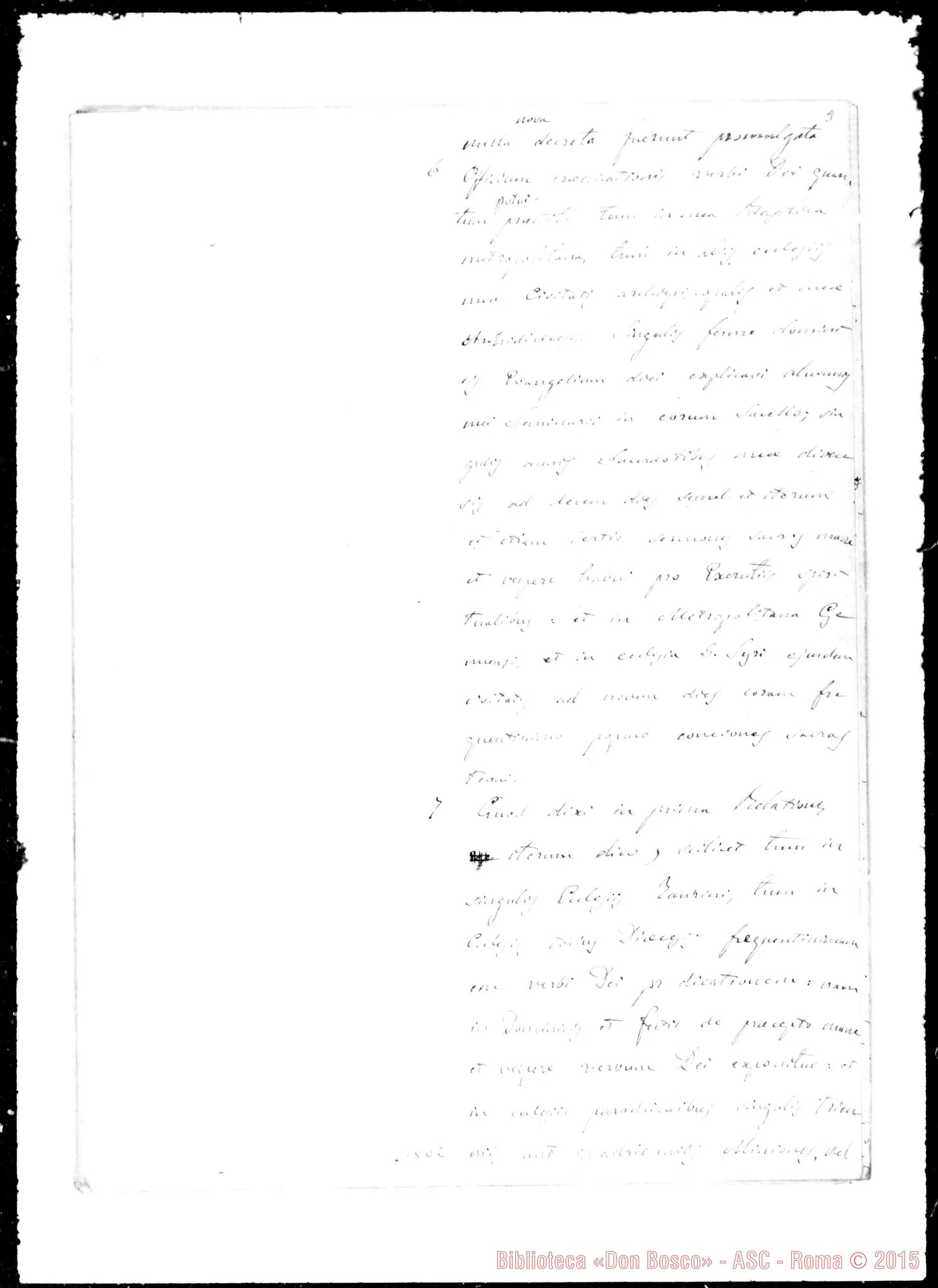 Fotogramma D 2 — Relatio secunda Status Archidioecesis…
