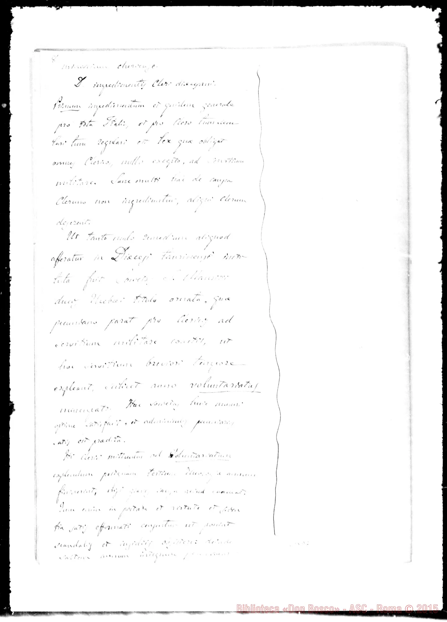 Fotogramma D 7 — Relatio secunda Status Archidioecesis…