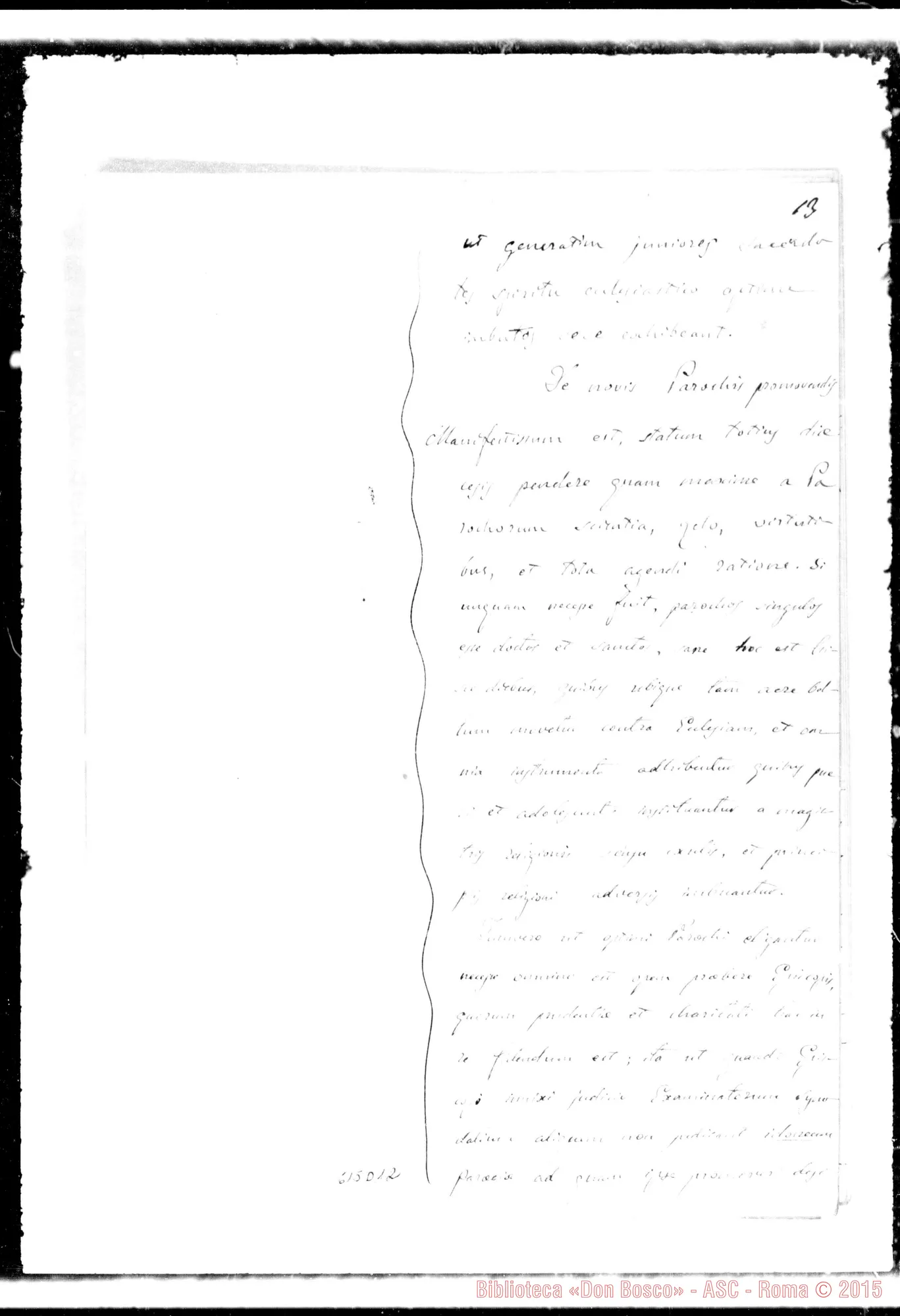 Fotogramma D 12 — Relatio secunda Status Archidioecesis…