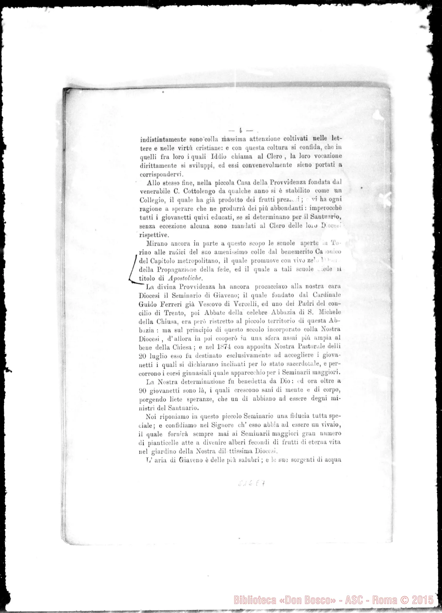 Fotogramma E 7 — 12- 1-1878. Con note ms.