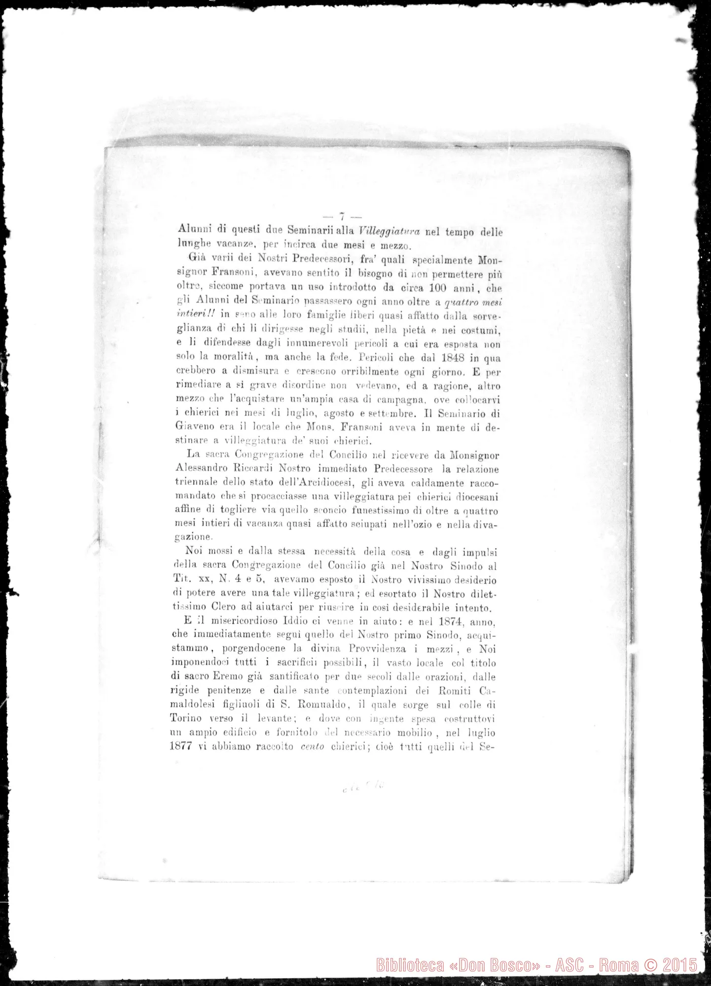 Fotogramma E 10 — 12- 1-1878. Con note ms.