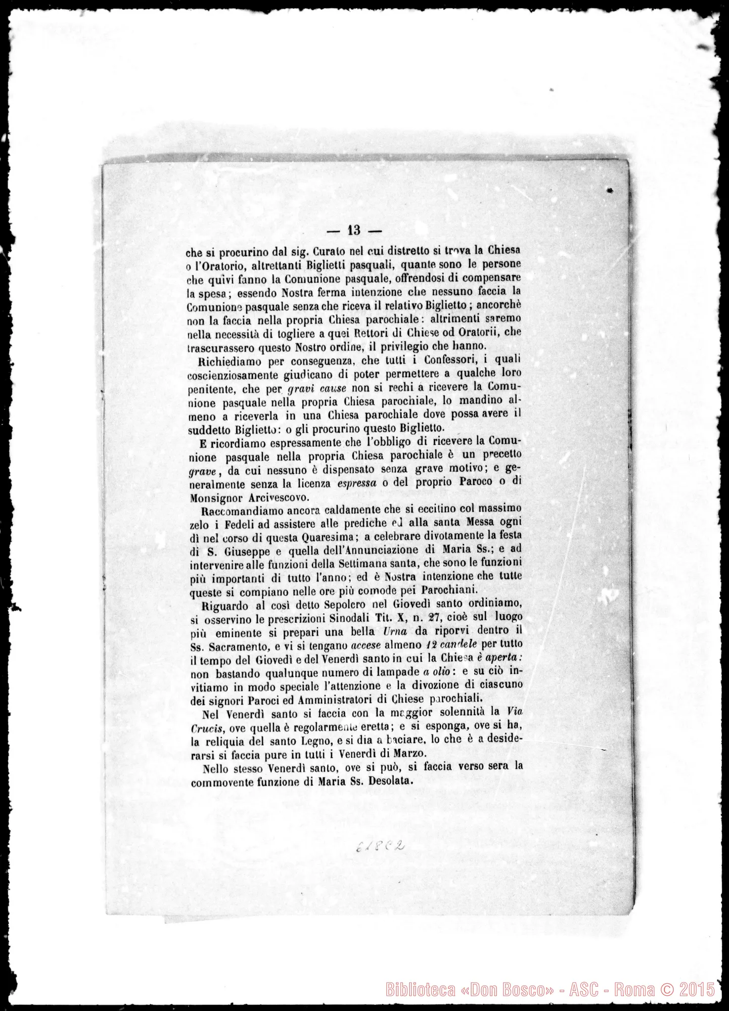 Fotogramma C 2 — 13- 2-1882. Con note ms.