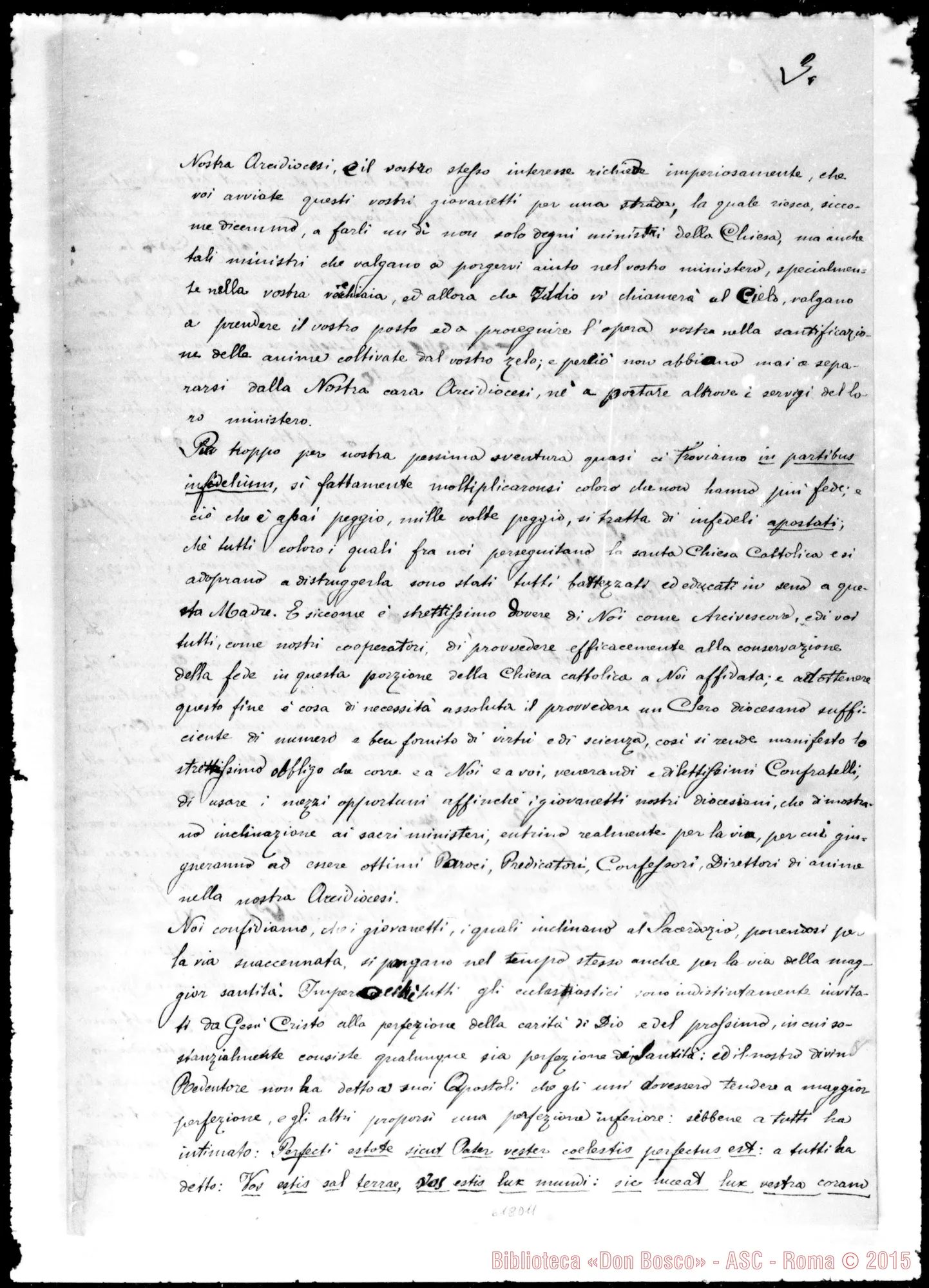Fotogramma D 11 — Lettera Circolare ai Rev.di Parroci… Copia
