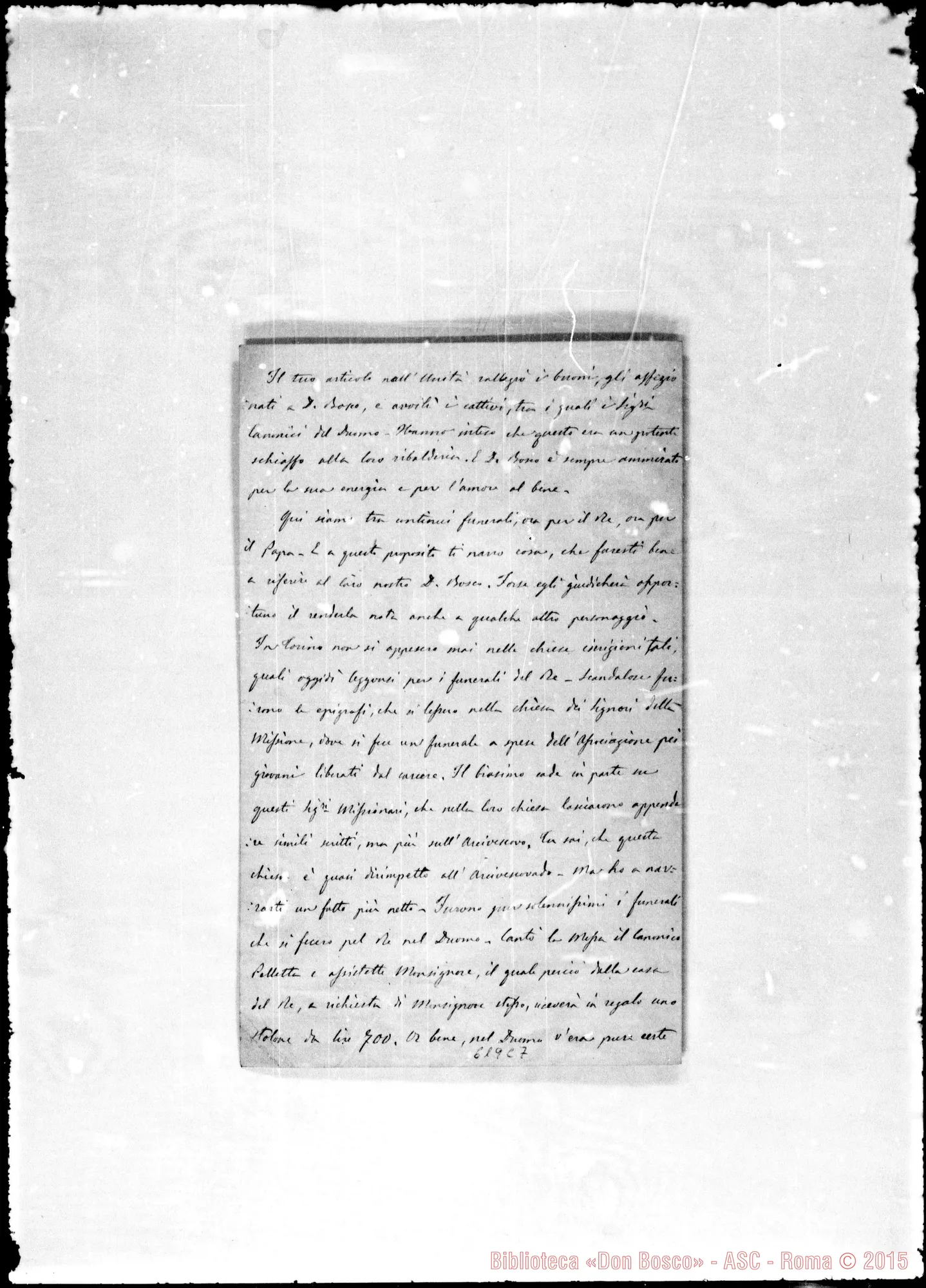 Fotogramma C 7 — » »-Carissimo. 13- 2-1878