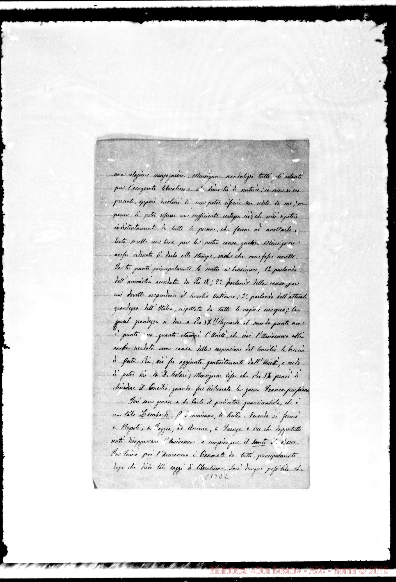 Fotogramma D 2 — » »-Carissimo. 3- 3-1878