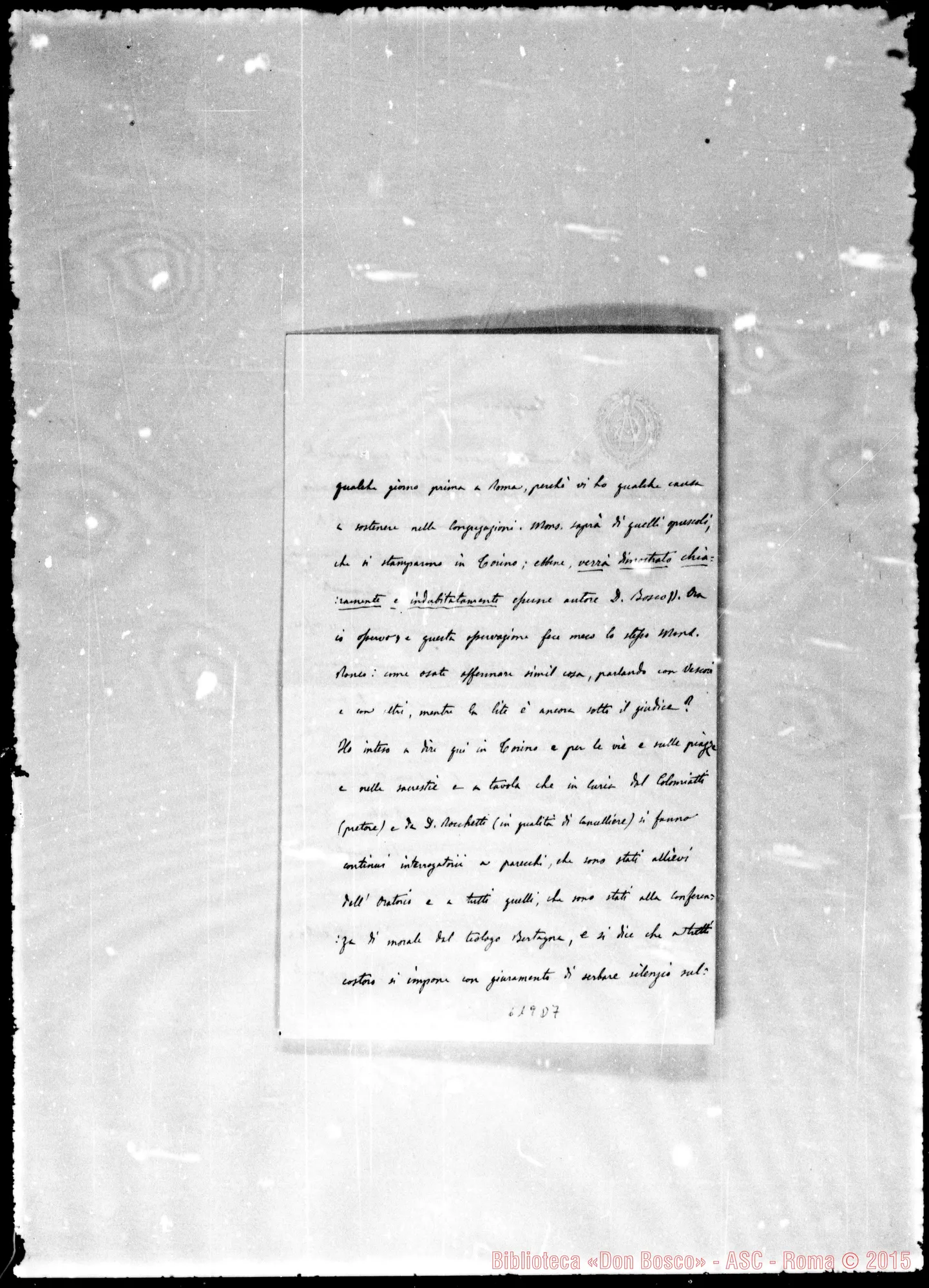 Fotogramma D 7 — » »-Carissimo Bonetti. 5-12-1881