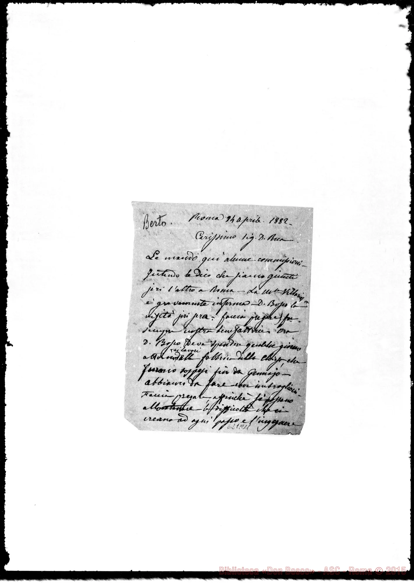 Fotogramma A 11 — »-Rua. 14-4-1882