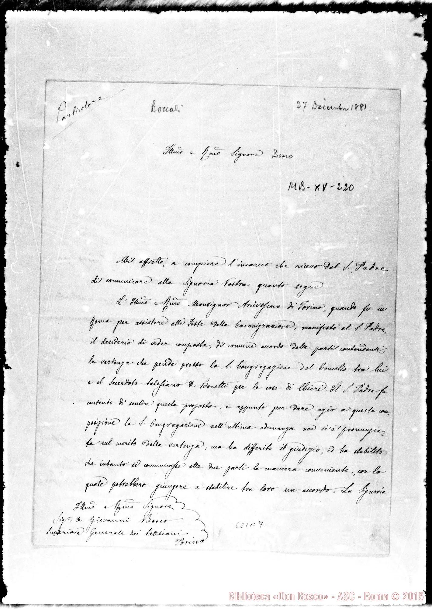 Fotogramma B 7 — Boccali-Bosco. 27-12-1881