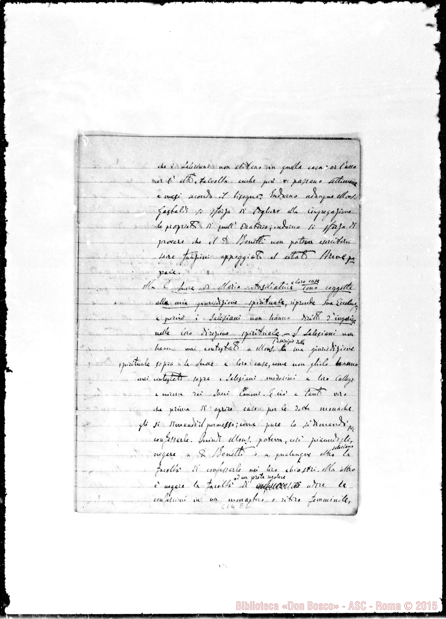 Fotogramma E 2 — Lettera: 29-12-80 Gastaldi-Card. Prefetto. Appunti sopra lettera