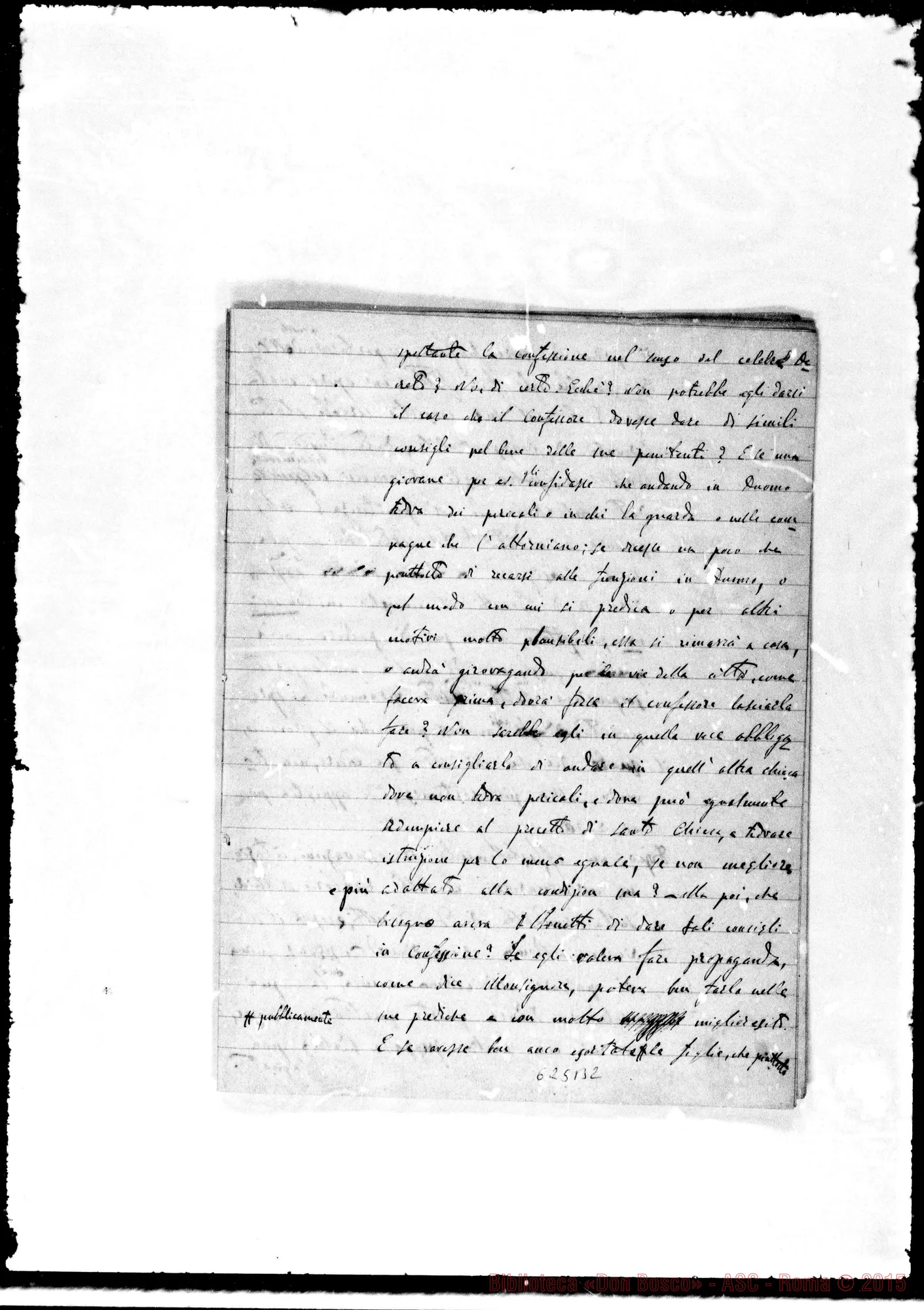 Fotogramma B 2 — Lettera: 29-12-80 Gastaldi-Card. Prefetto. Appunti sopra lettera