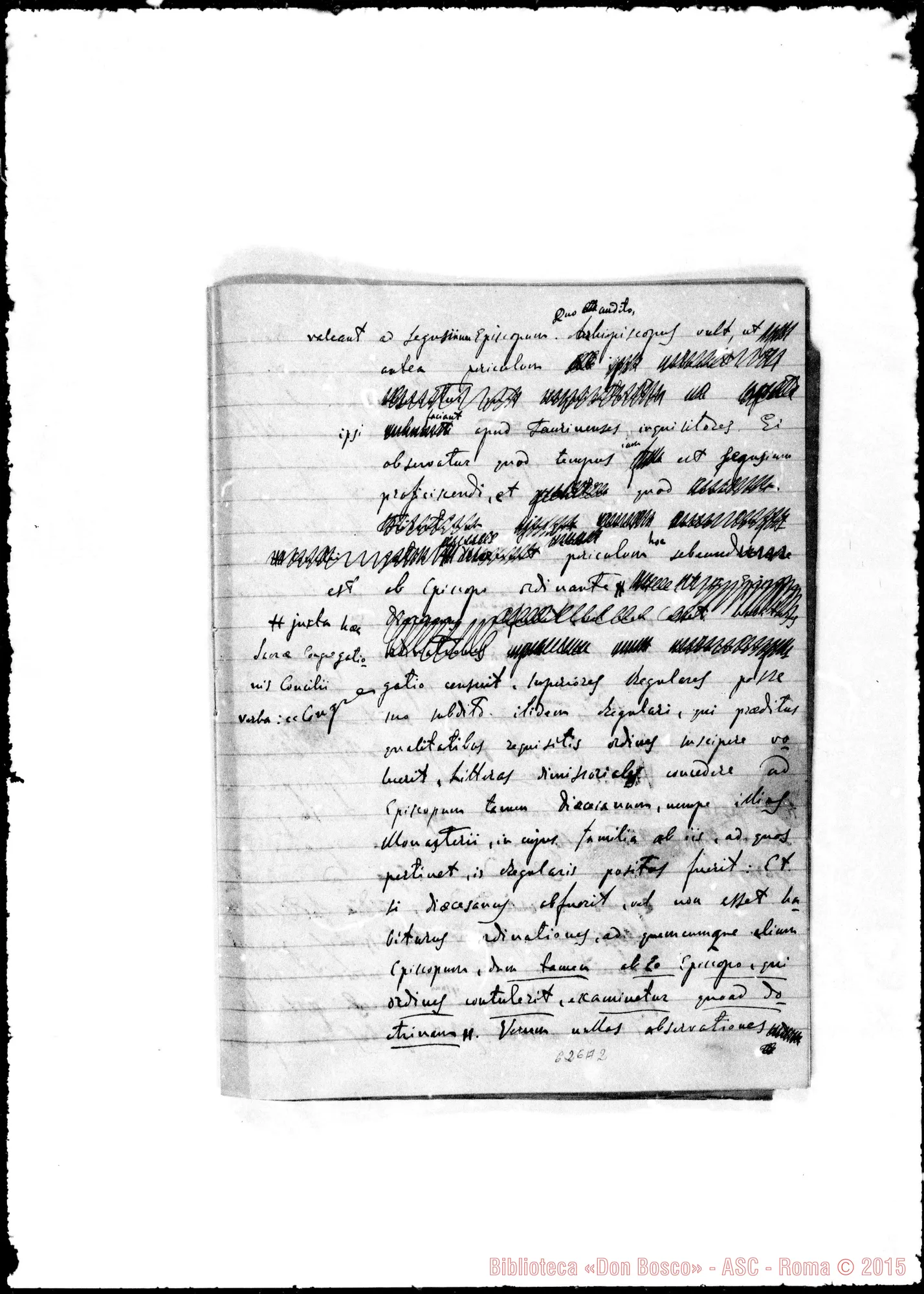 Fotogramma A 2 — De factorum narratione… Ms. Bonetti