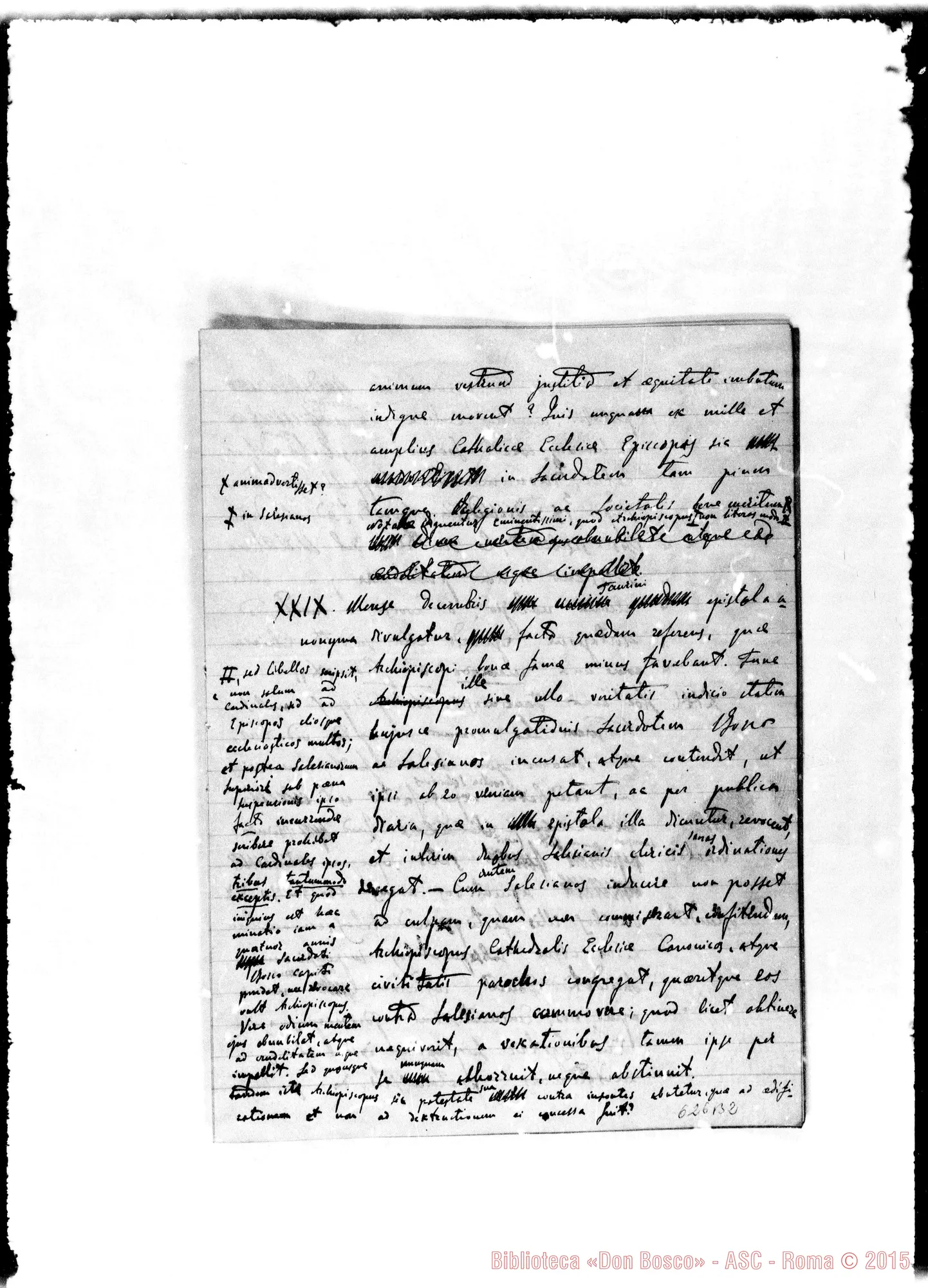 Fotogramma B 2 — De factorum narratione… Ms. Bonetti