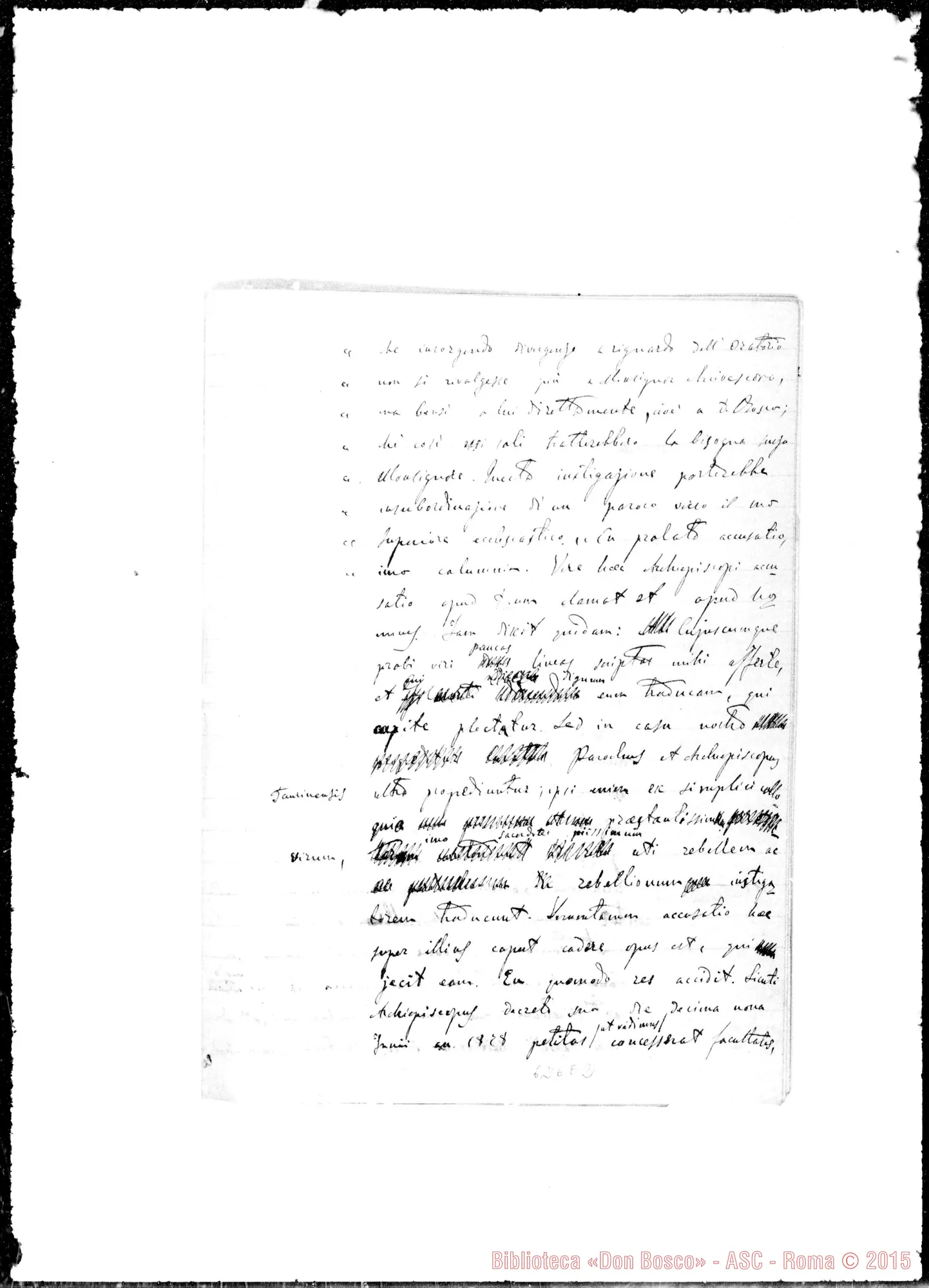 Fotogramma E 2 — De factorum narratione… Ms. Bonetti