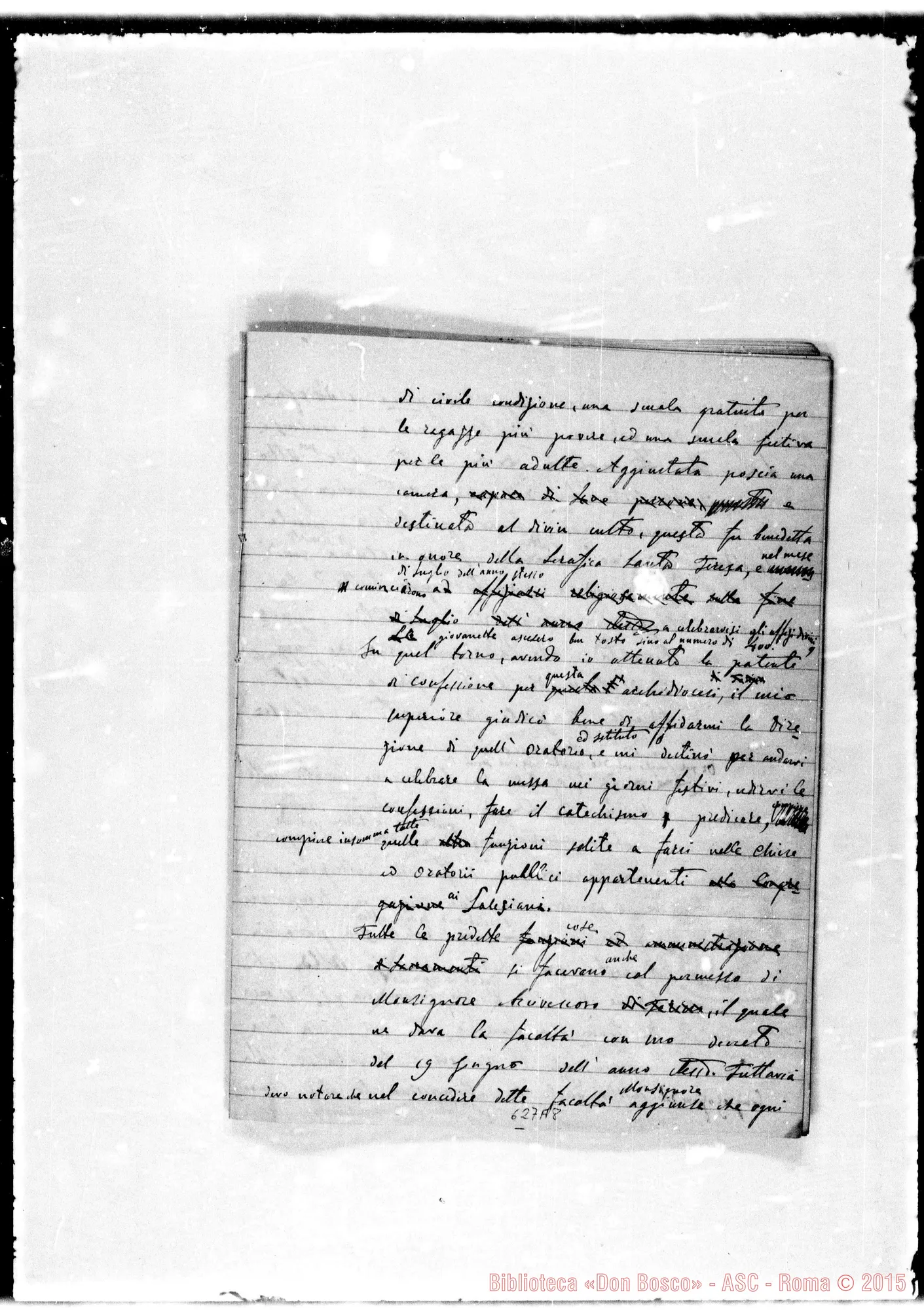 Fotogramma A 8 — Eminentissimo Principe… Minuta di lettera