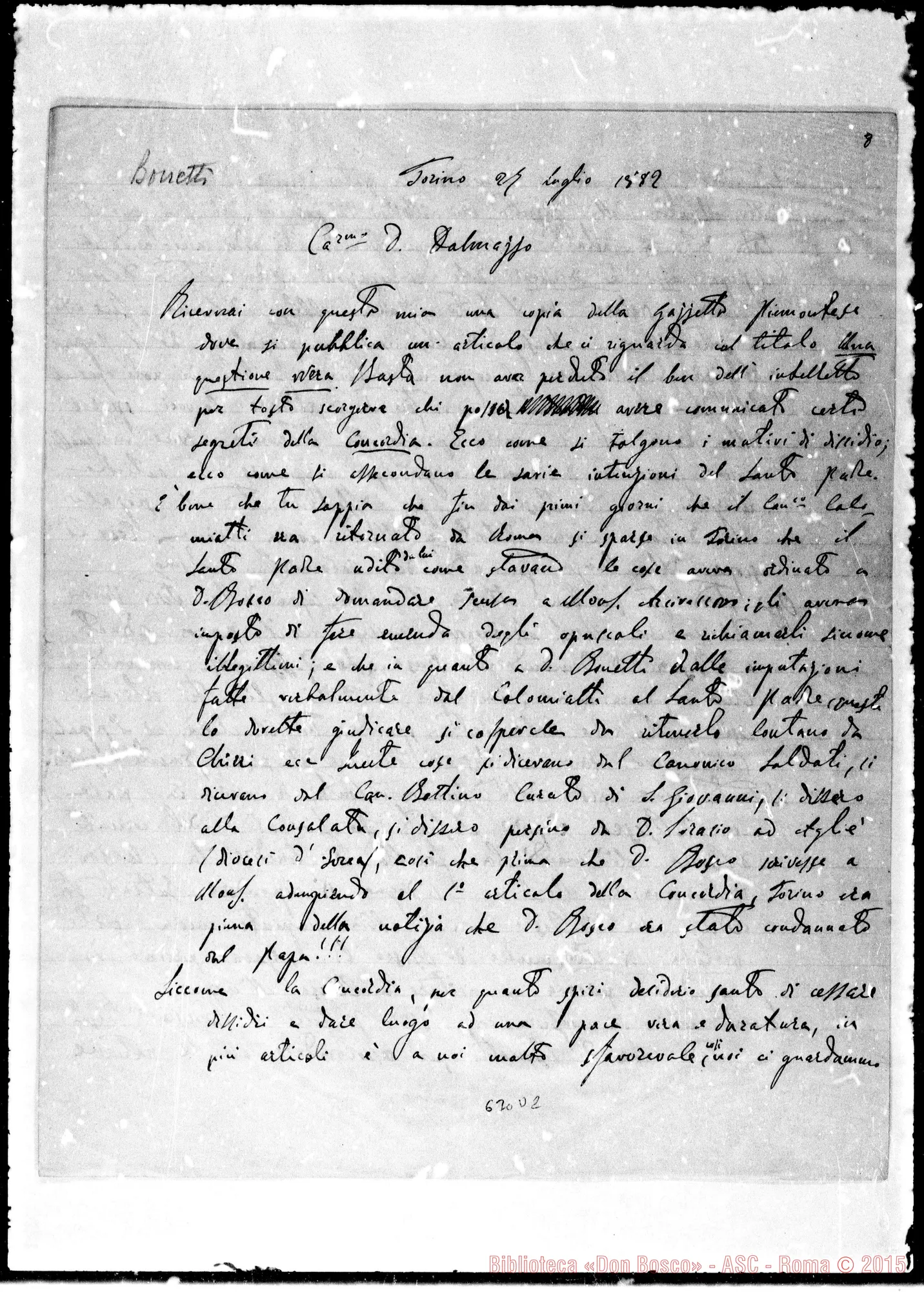Fotogramma D 2 — Bonetti-Dalmazzo. 27- 7-1882