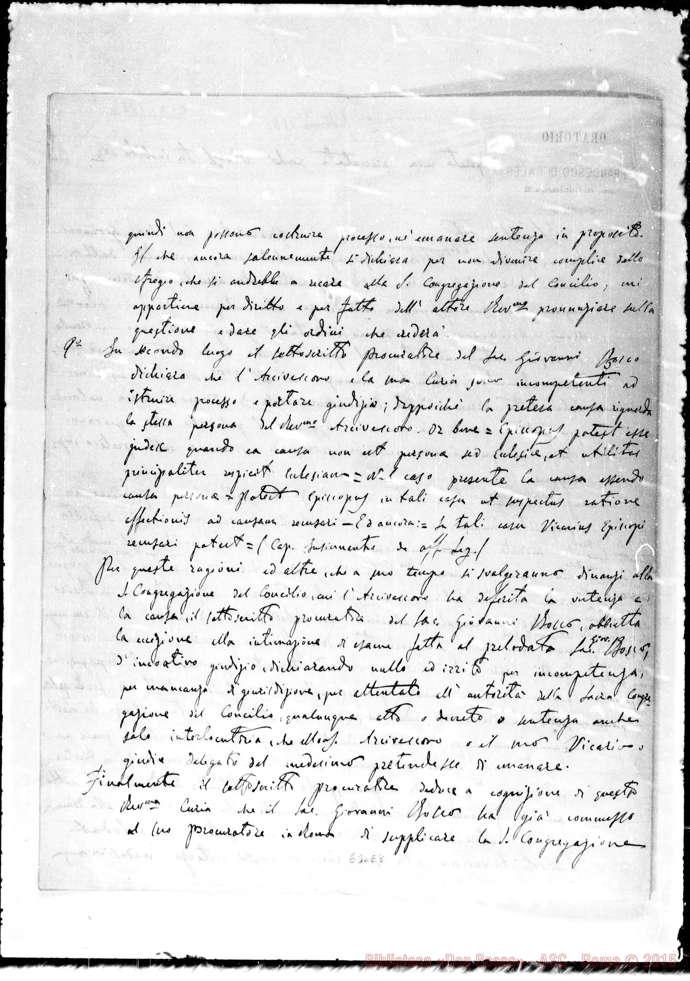 Fotogramma E 8 — »-Dichiarazione. 2-2-1882