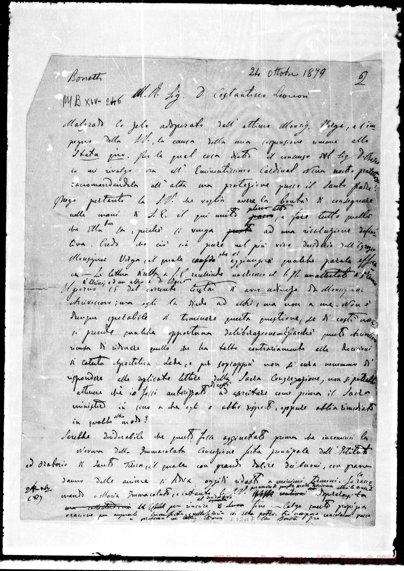 Fotogramma B 7 — Bonetti-Leonori. 24-10-1879