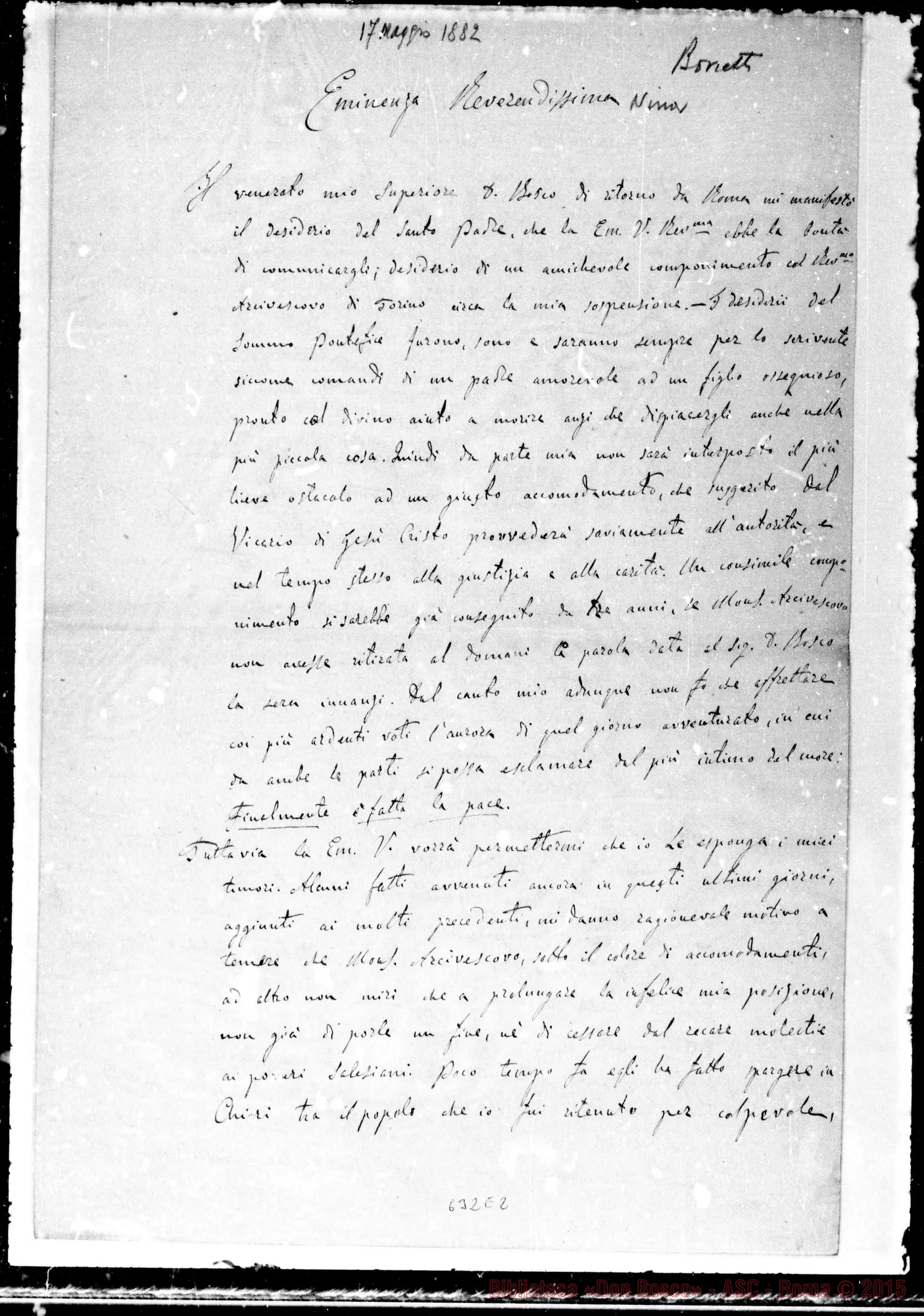 Fotogramma E 2 — »-Nina. 17- 5-1882