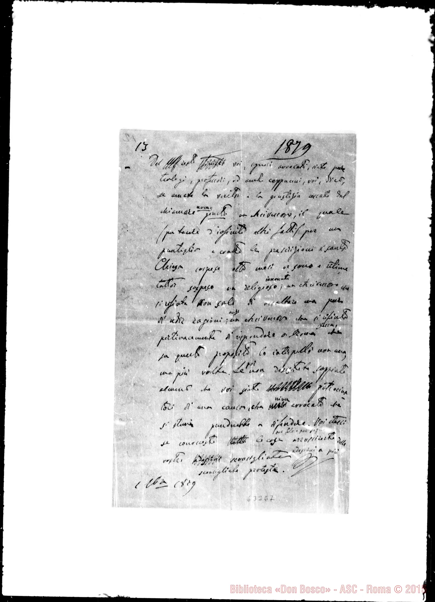 Fotogramma E 7 — »-Lucchesi. 1- 9-1879