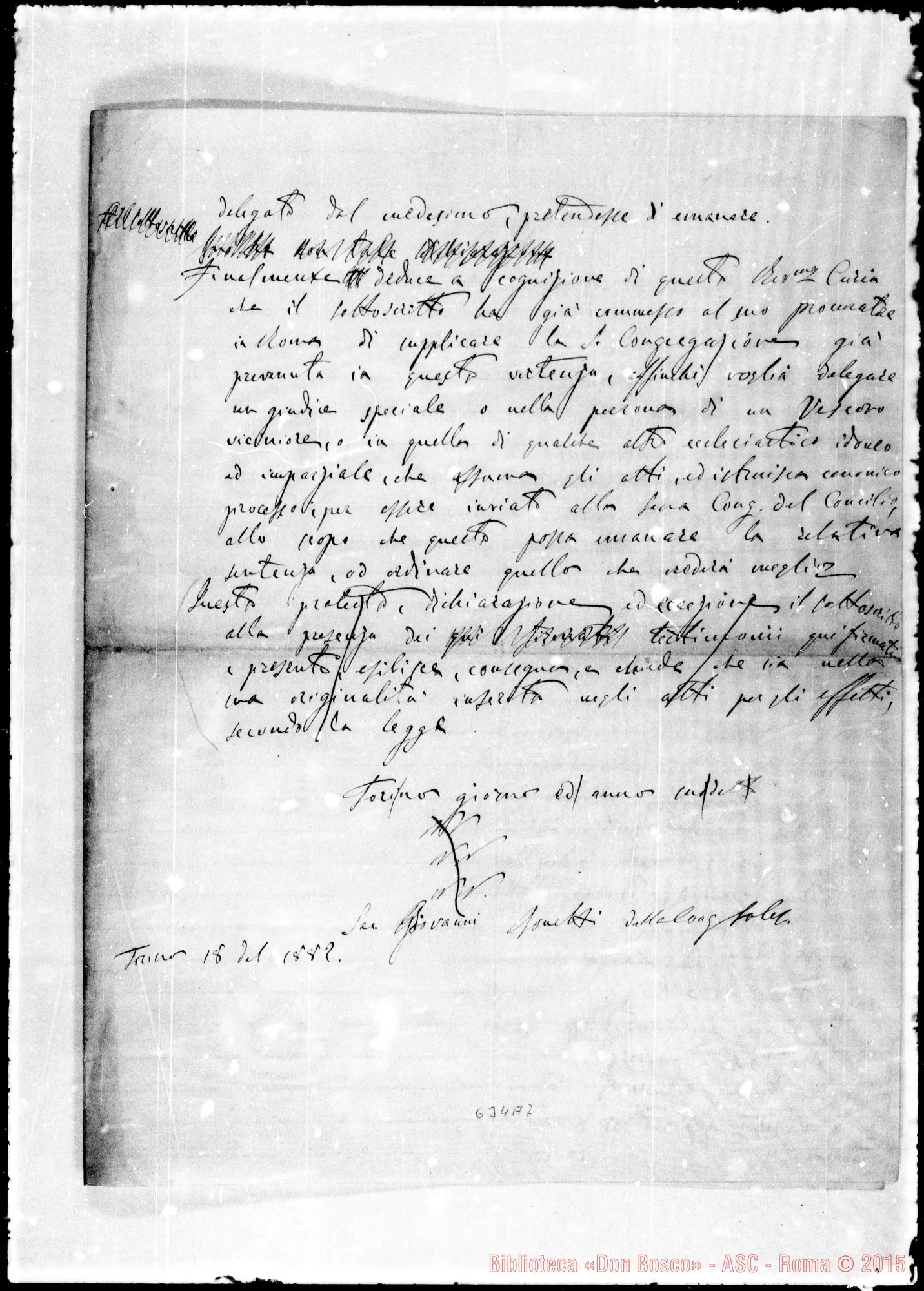 Fotogramma A 7 — Bonetti: Rifiuta. 19- 1-1882
