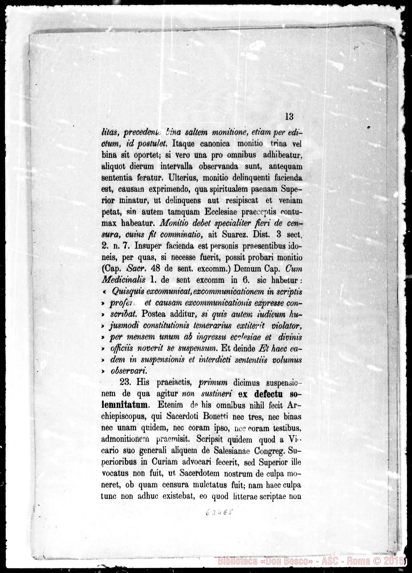 Fotogramma E 8 — Causa Bonetti-Gastaldi presso S.C. Concilio. Stampati