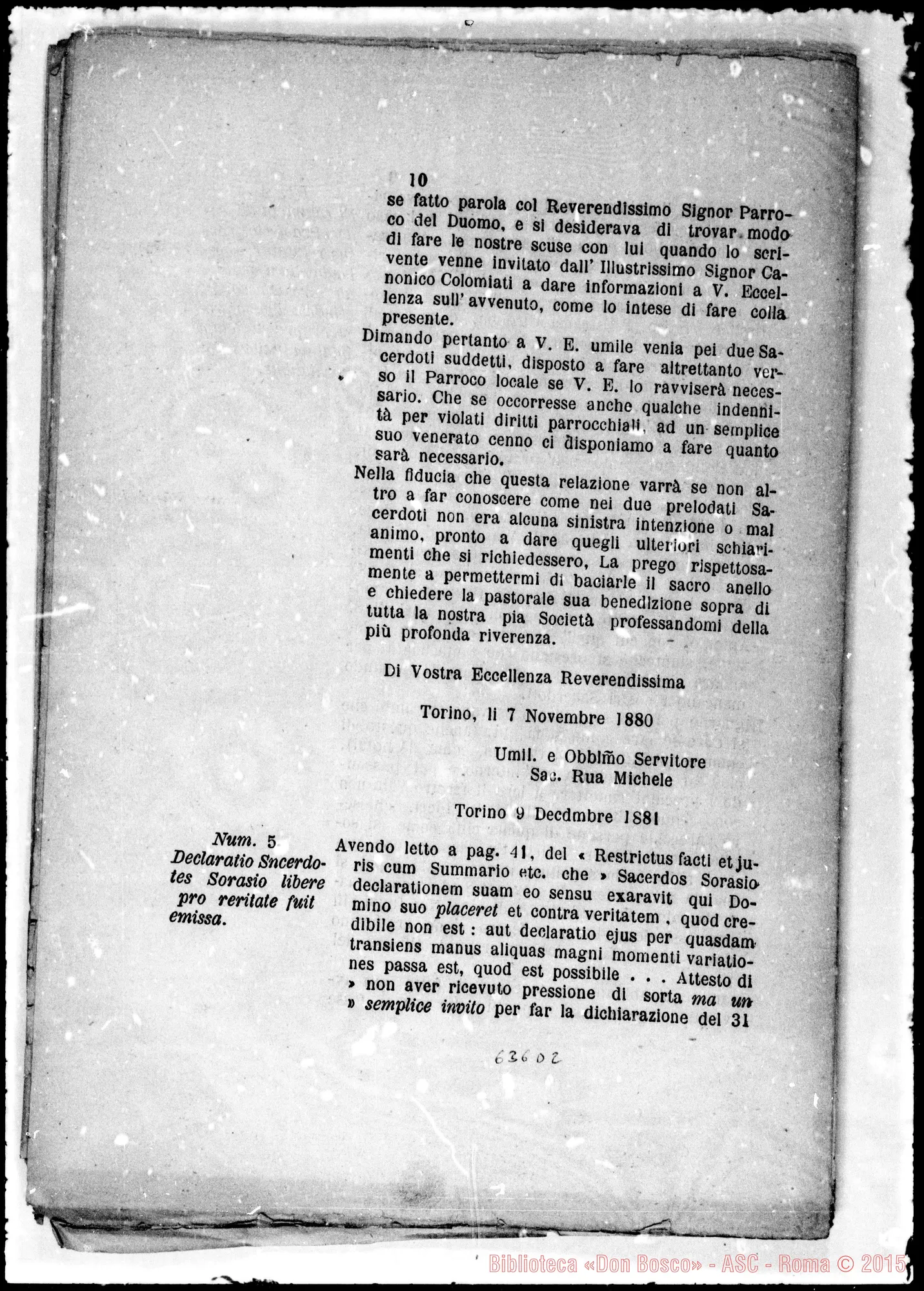 Fotogramma D 2 — Summarium Additionale